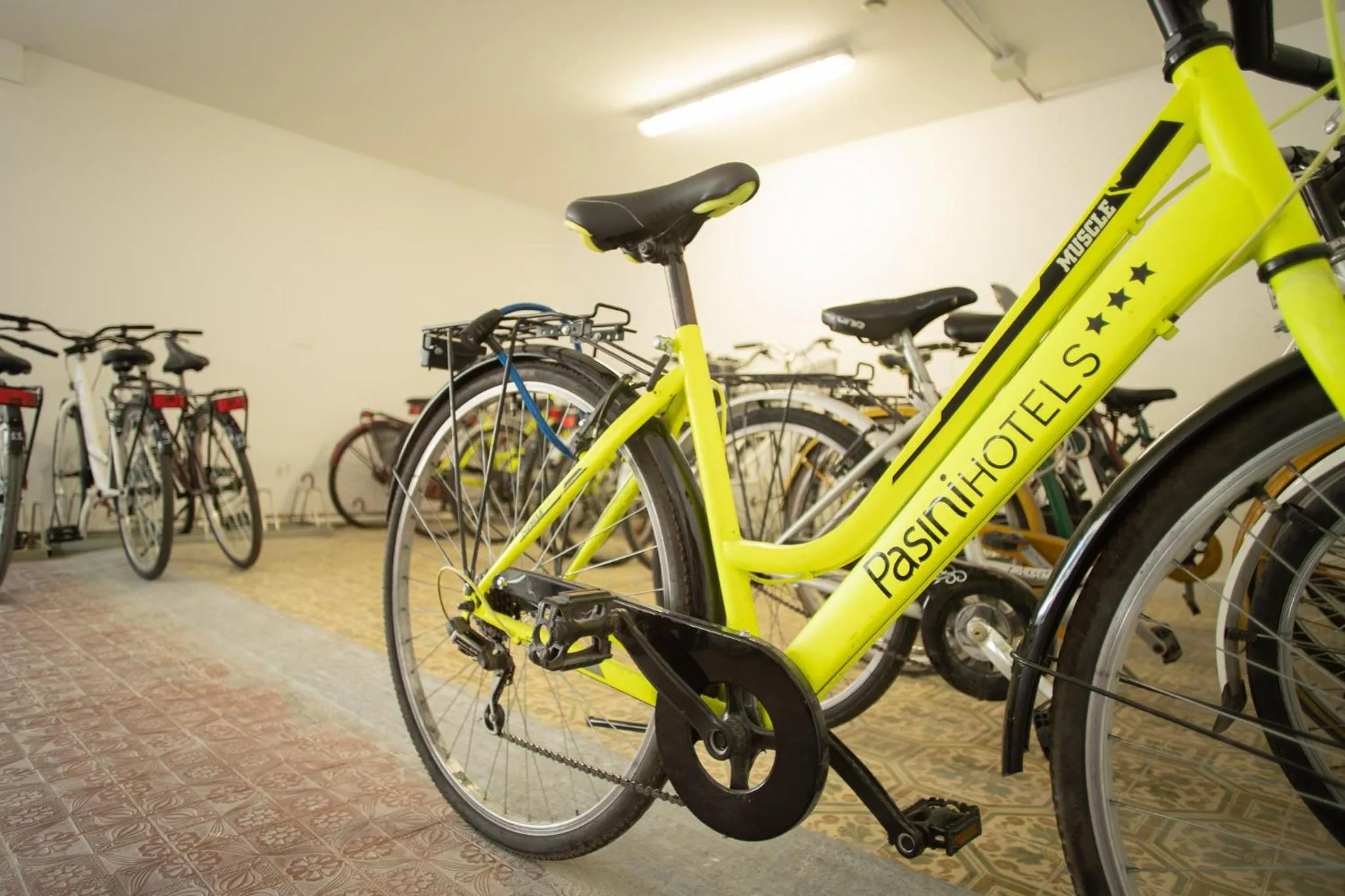 Cycling in Hotel Stacchini