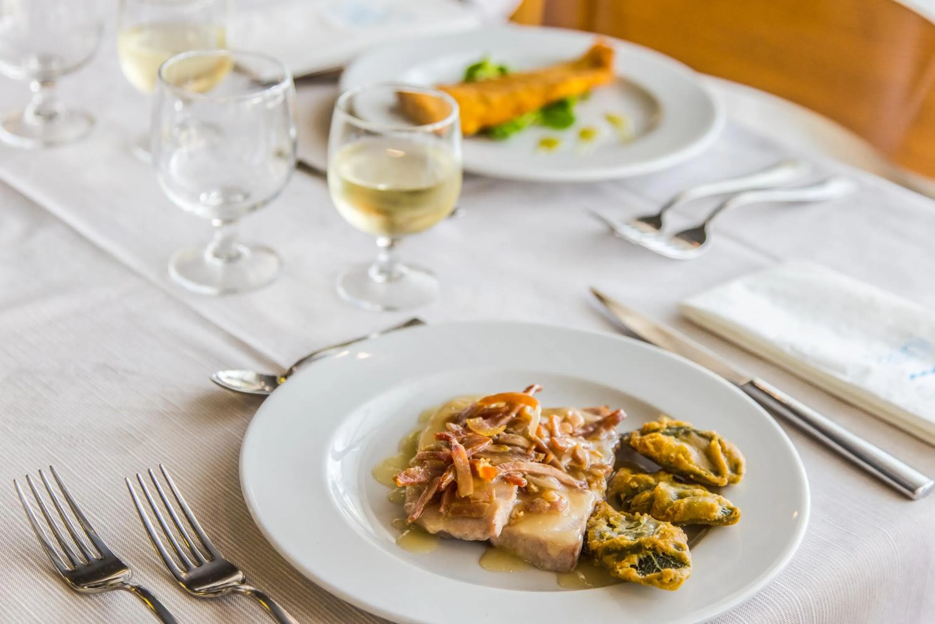 kitchen in Hotel Stacchini