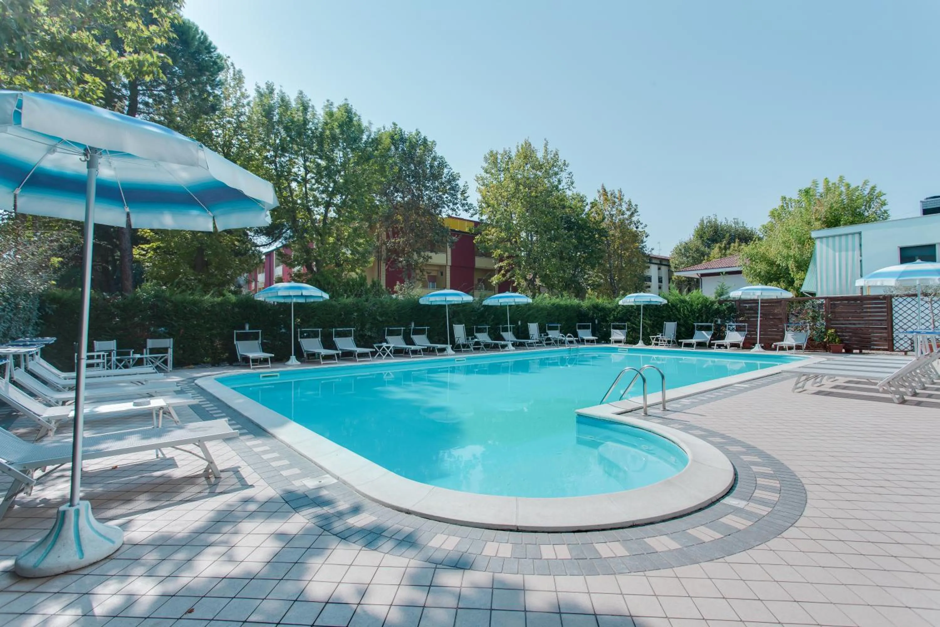 Swimming pool in Hotel Stacchini