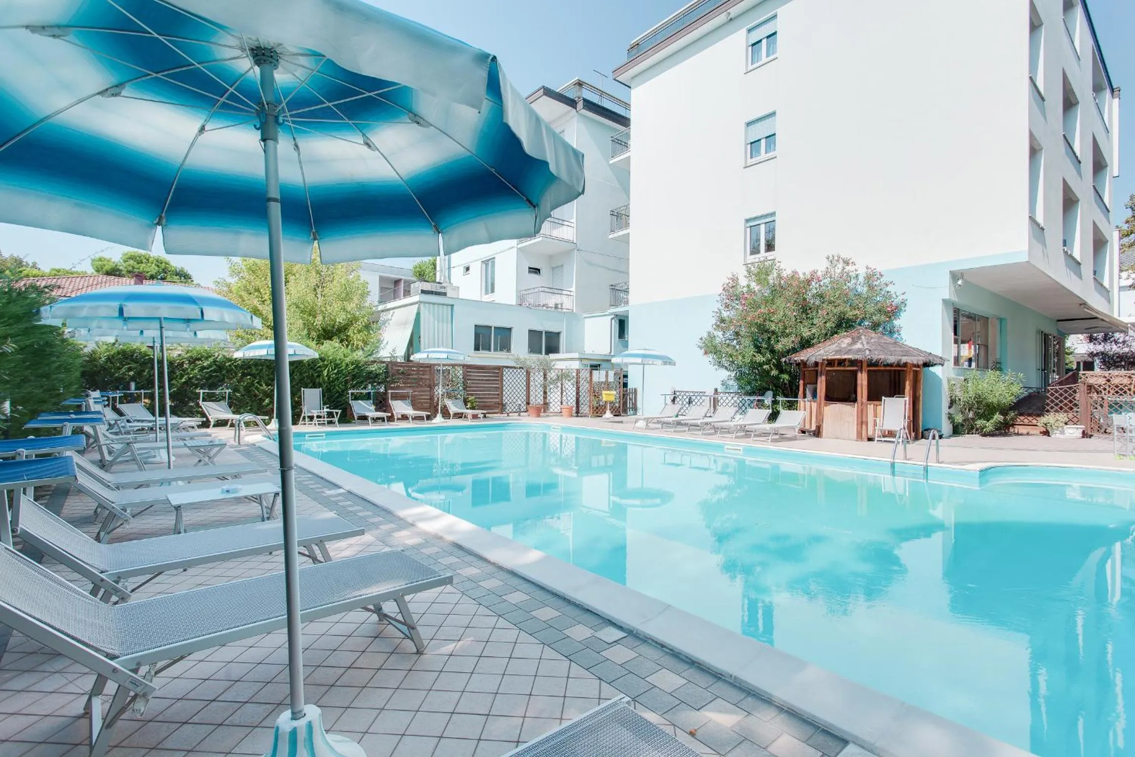Swimming pool in Hotel Stacchini