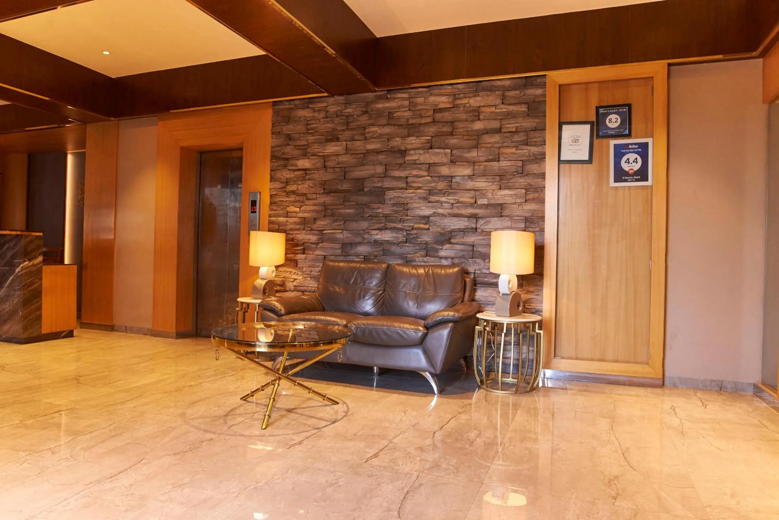 Lobby or reception in Hotel G-Square - Shirdi
