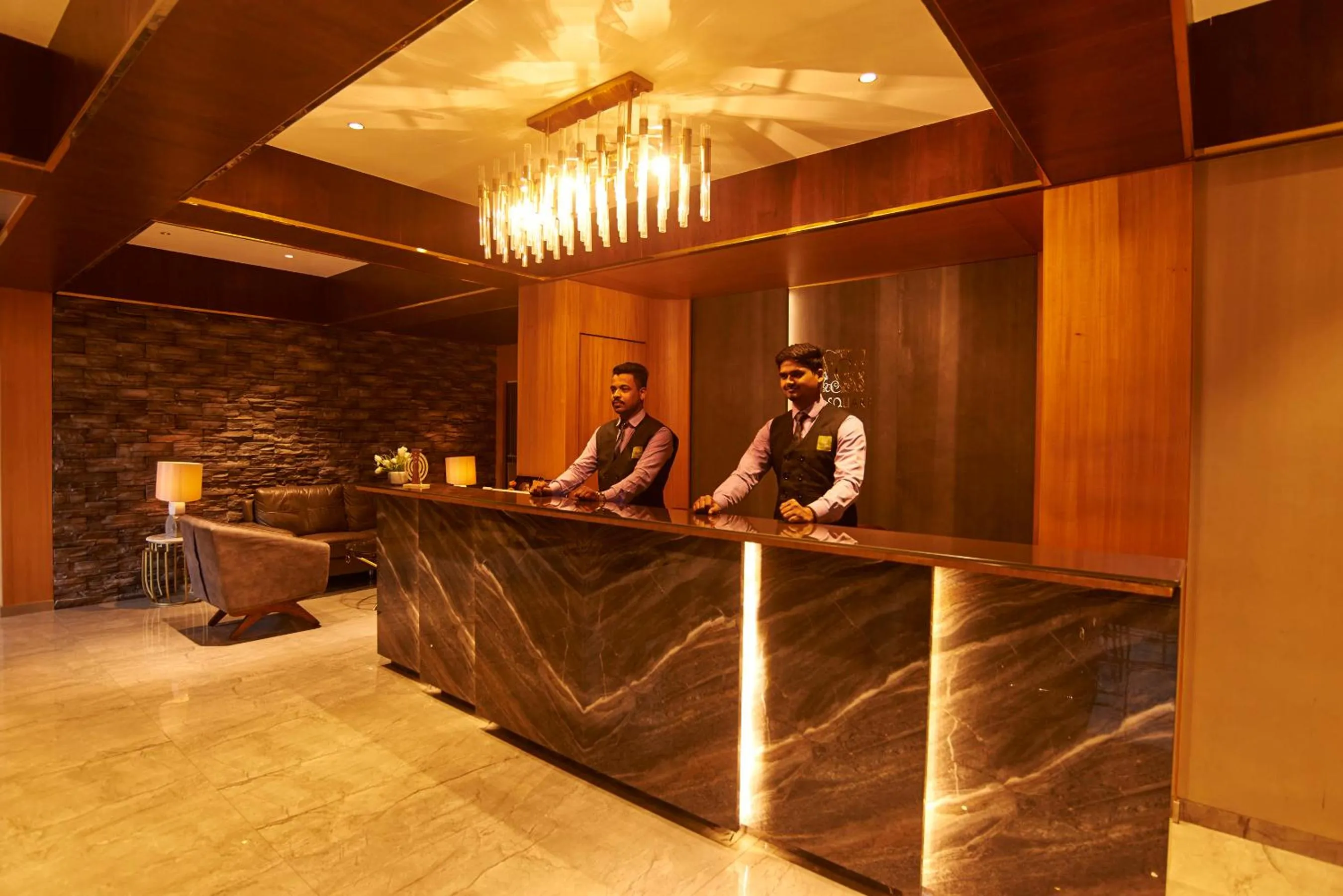 Lobby or reception in Hotel G-Square - Shirdi