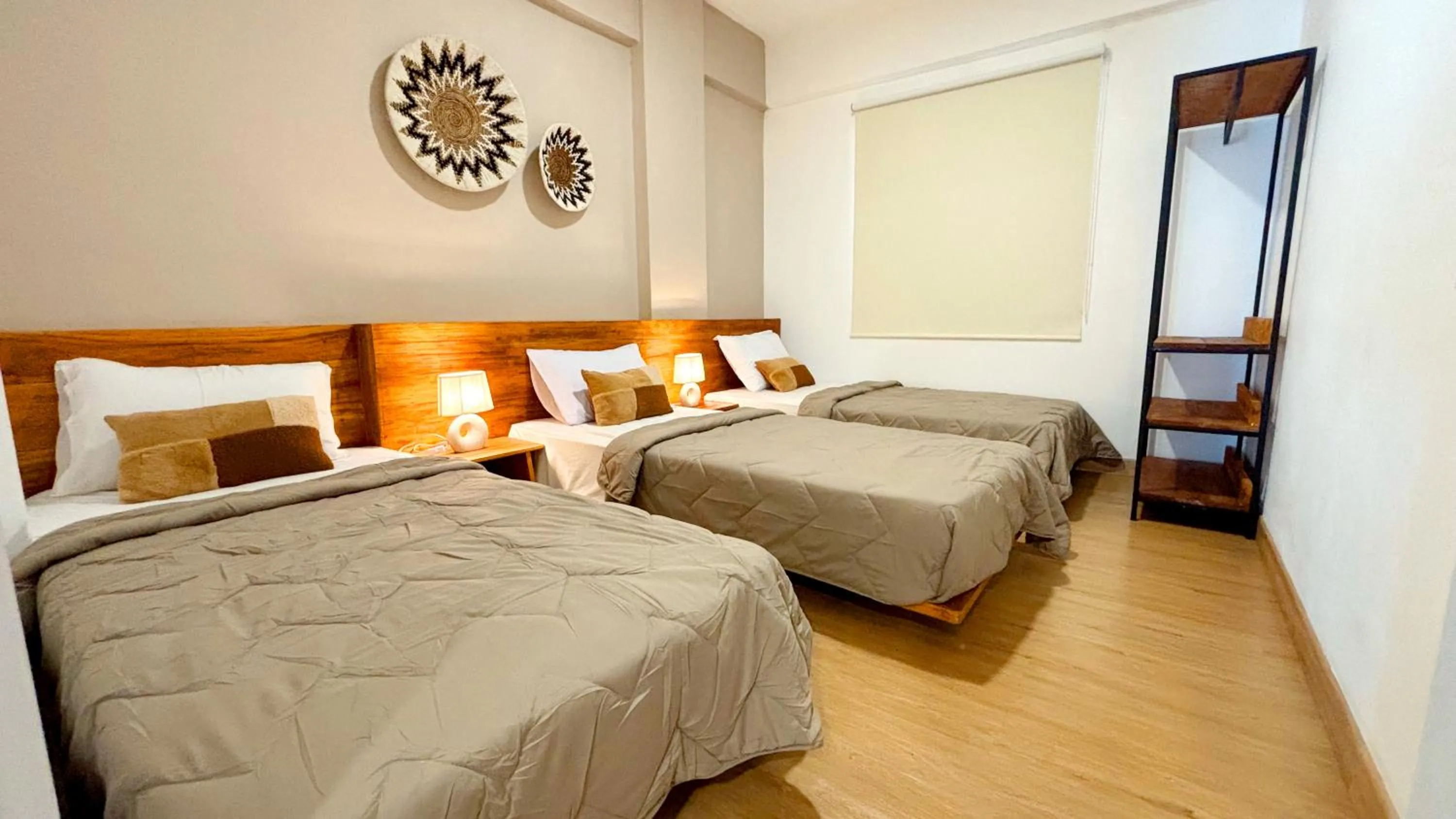 Bedroom, Bed in Ocean Beach Villas - Carita Kondominium