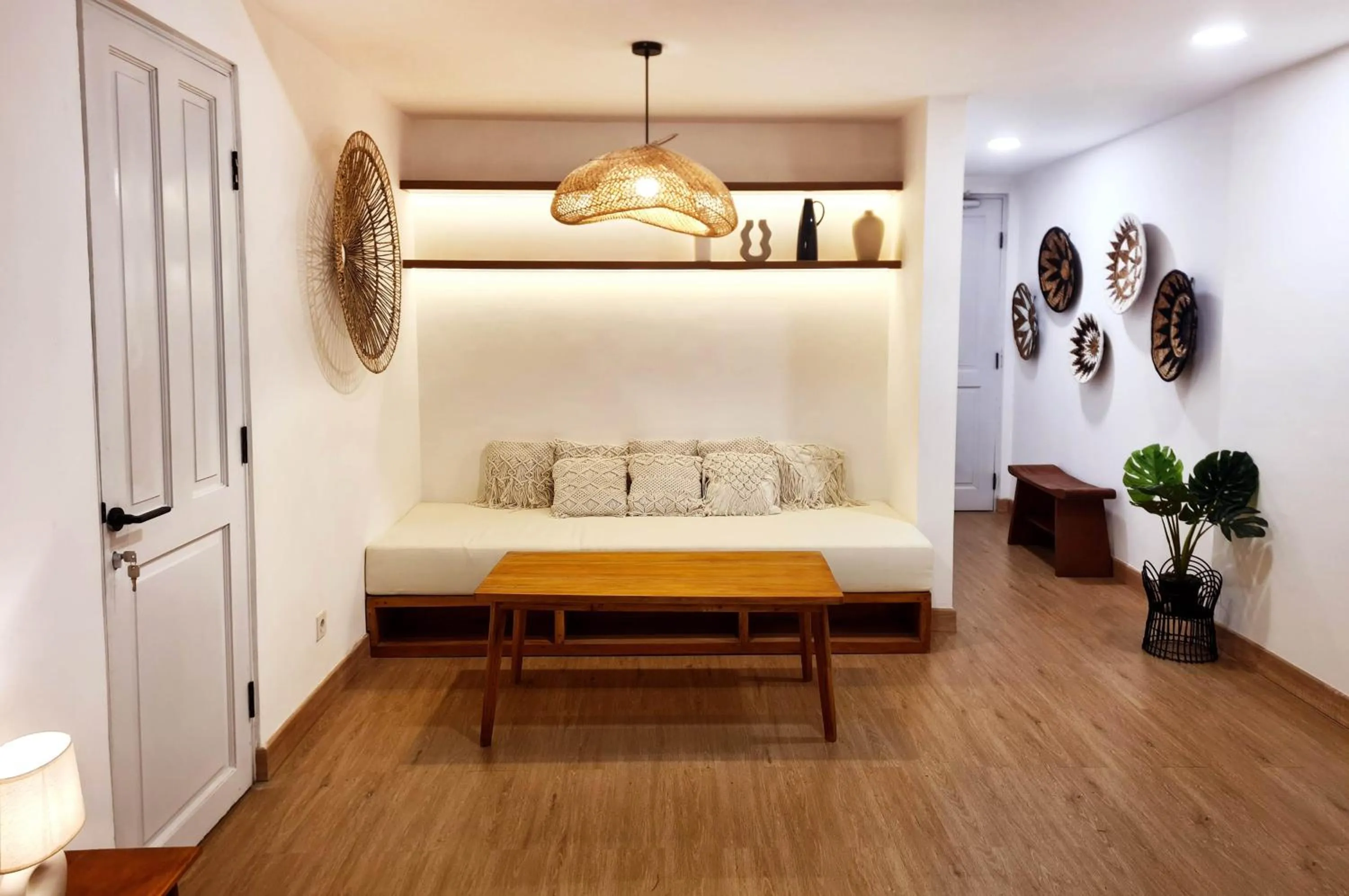 Seating area in Ocean Beach Villas - Carita Kondominium