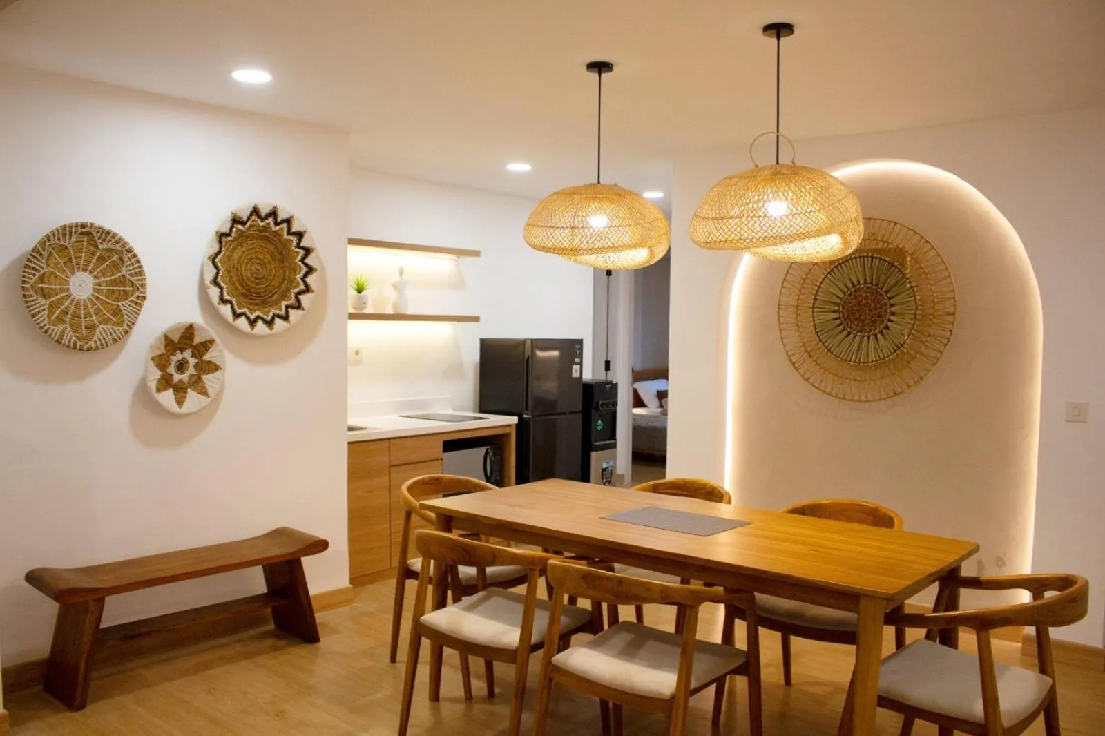 Dining area in Ocean Beach Villas - Carita Kondominium