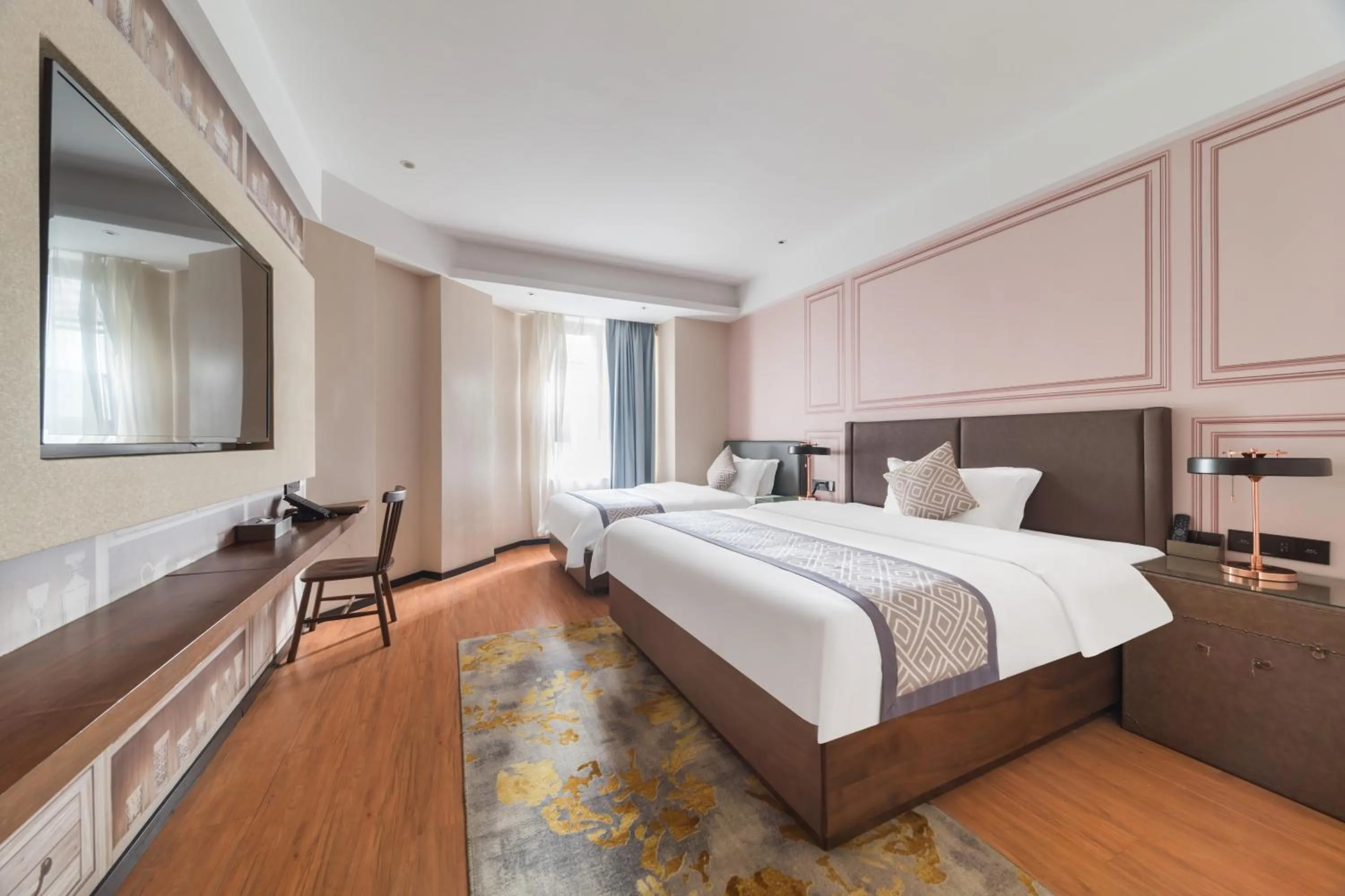 Photo of the whole room in GeMei Hotel Luoyang Longmen High-speed Railway Station