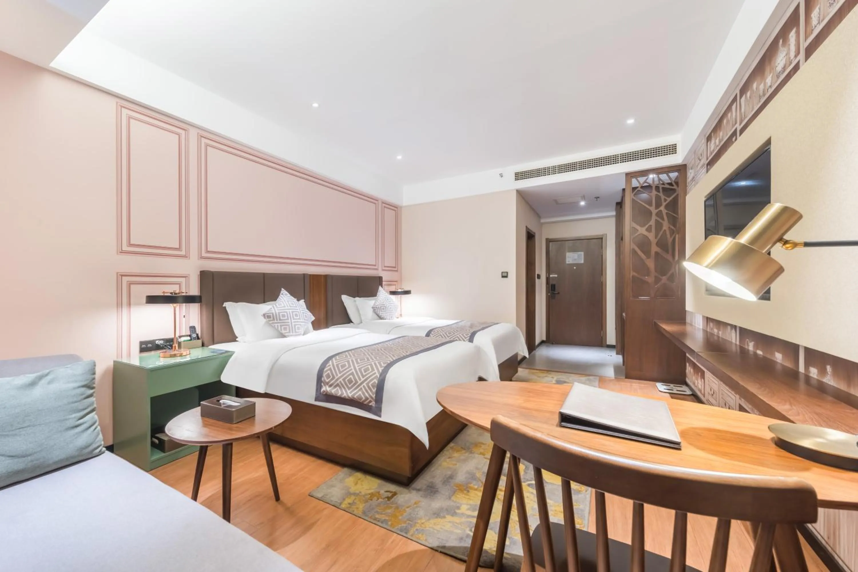 Photo of the whole room in GeMei Hotel Luoyang Longmen High-speed Railway Station