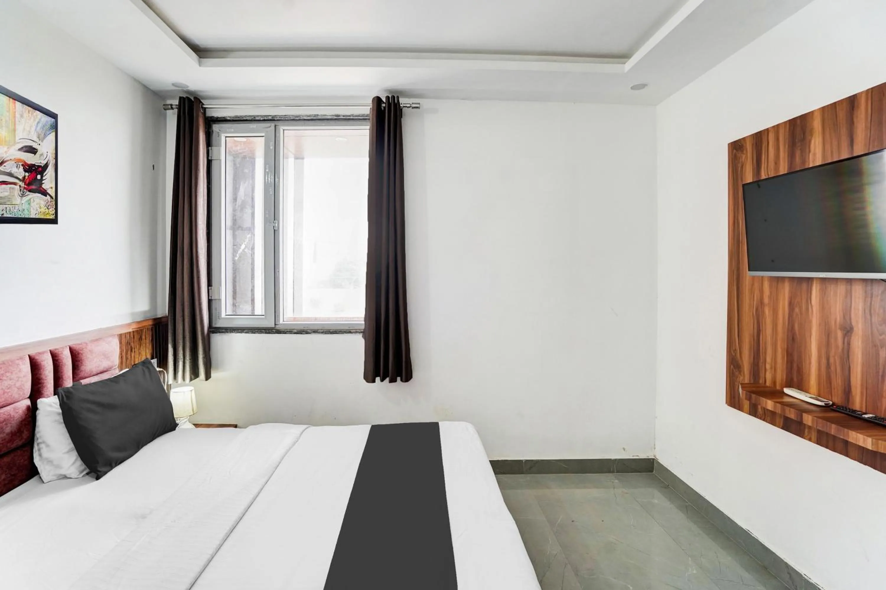 Bedroom, Bed in Hotel O Sunrakh Road Vrindavan Formerly Ganga Residency