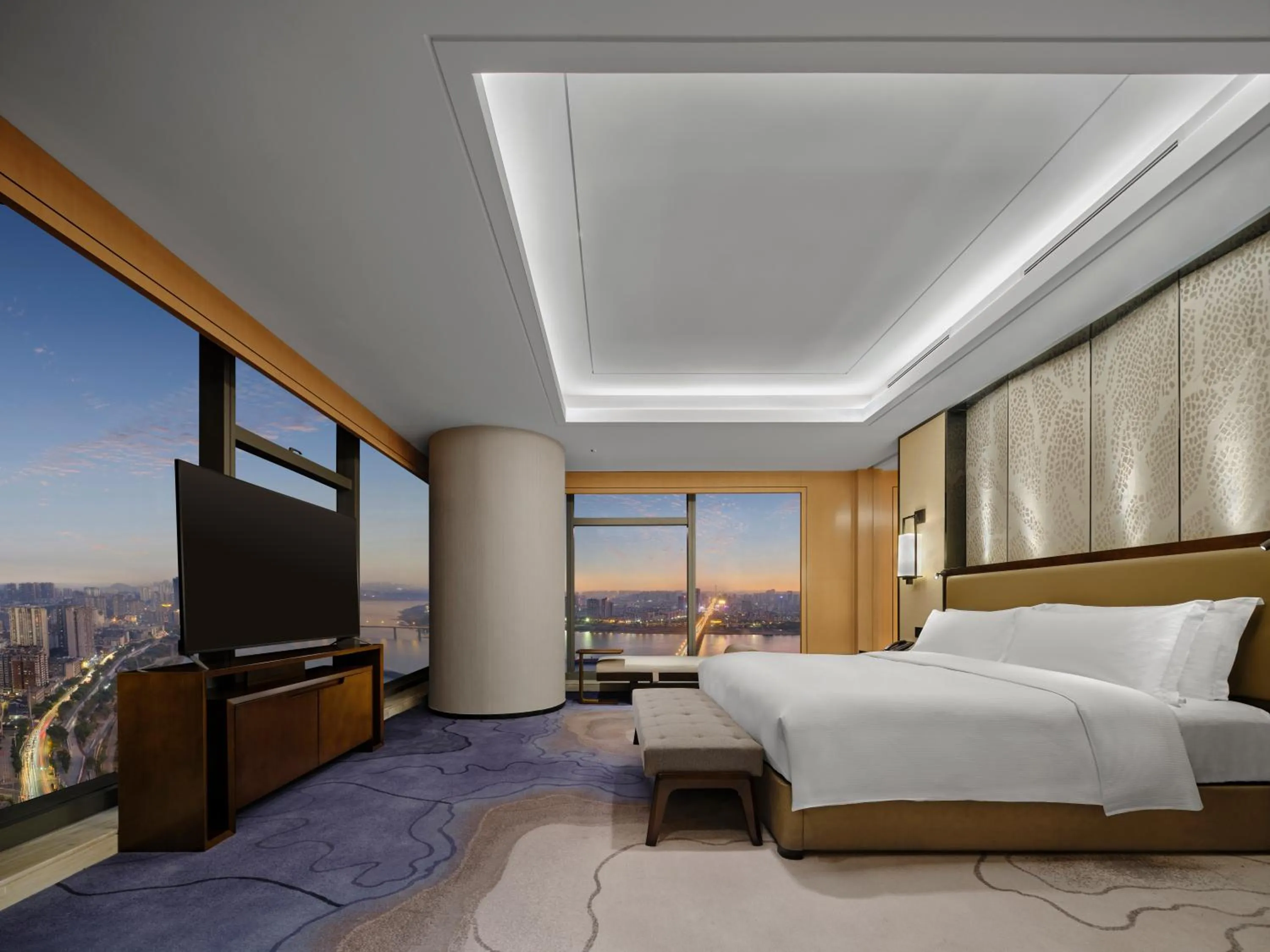 Bedroom, Bed in Hilton Zhuzhou