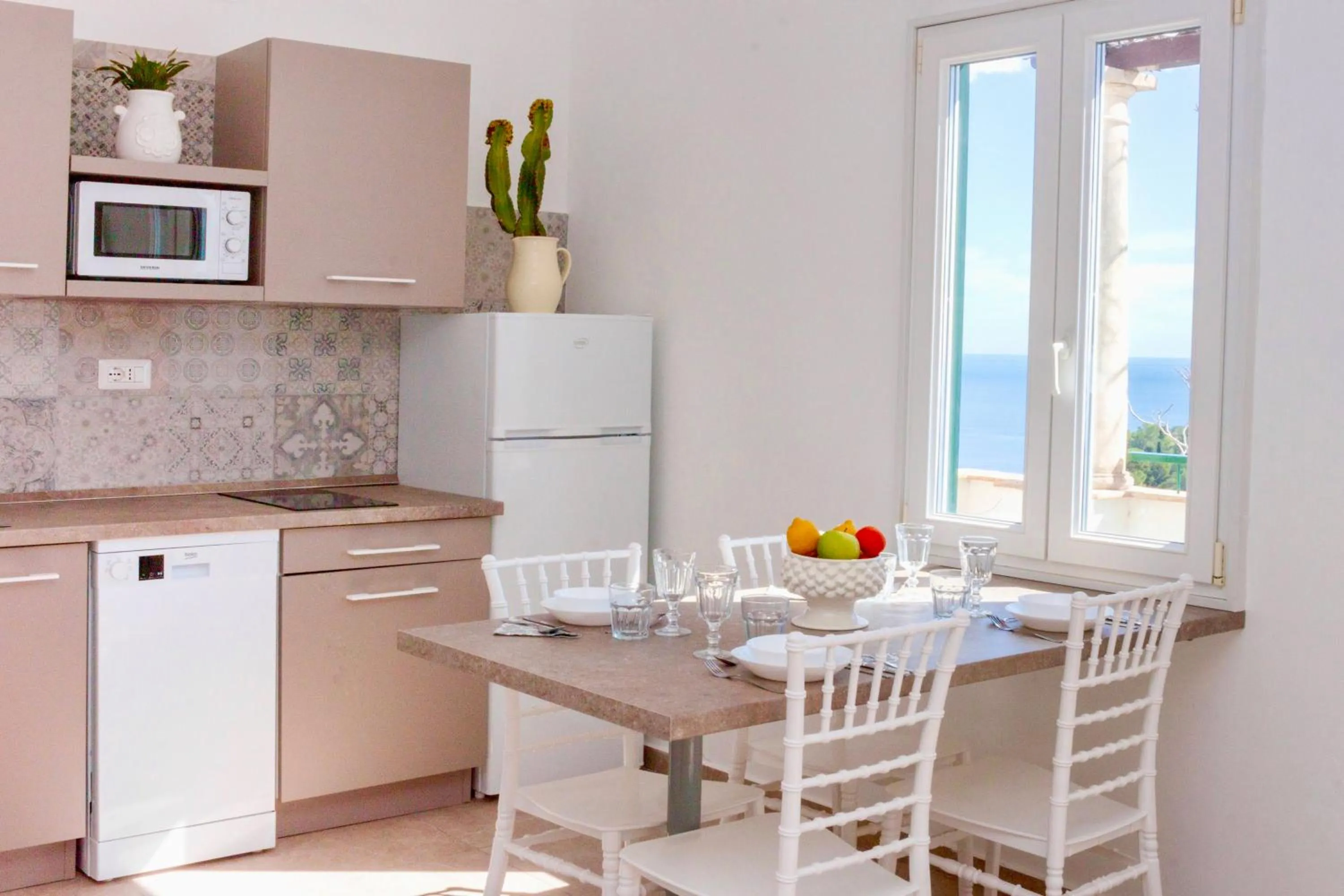 Kitchen or kitchenette in Residence Terra Rossa Taormina