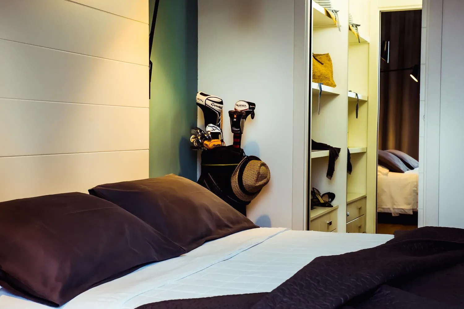 Decorative detail, Bed in Hotel Prestigio