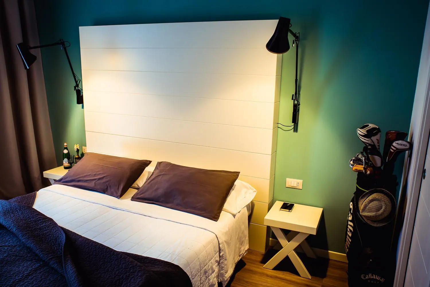 Decorative detail, Bed in Hotel Prestigio