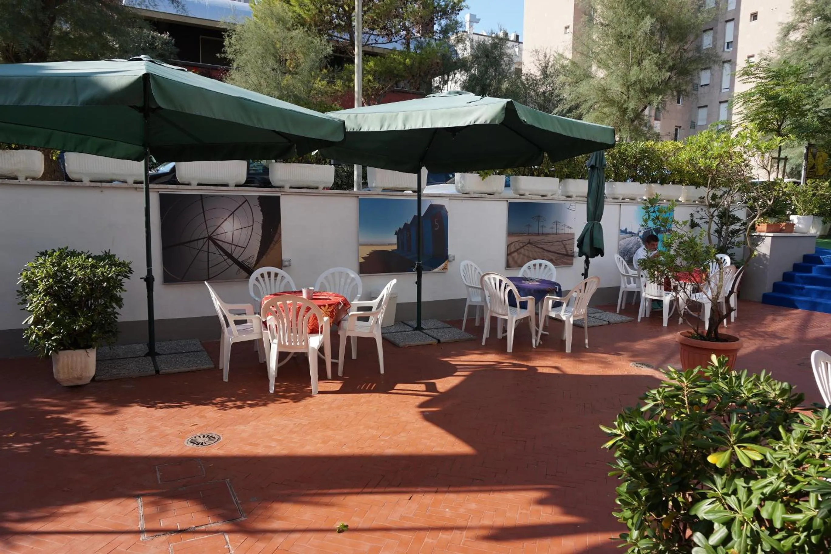 Garden in Hotel Caravan B&B