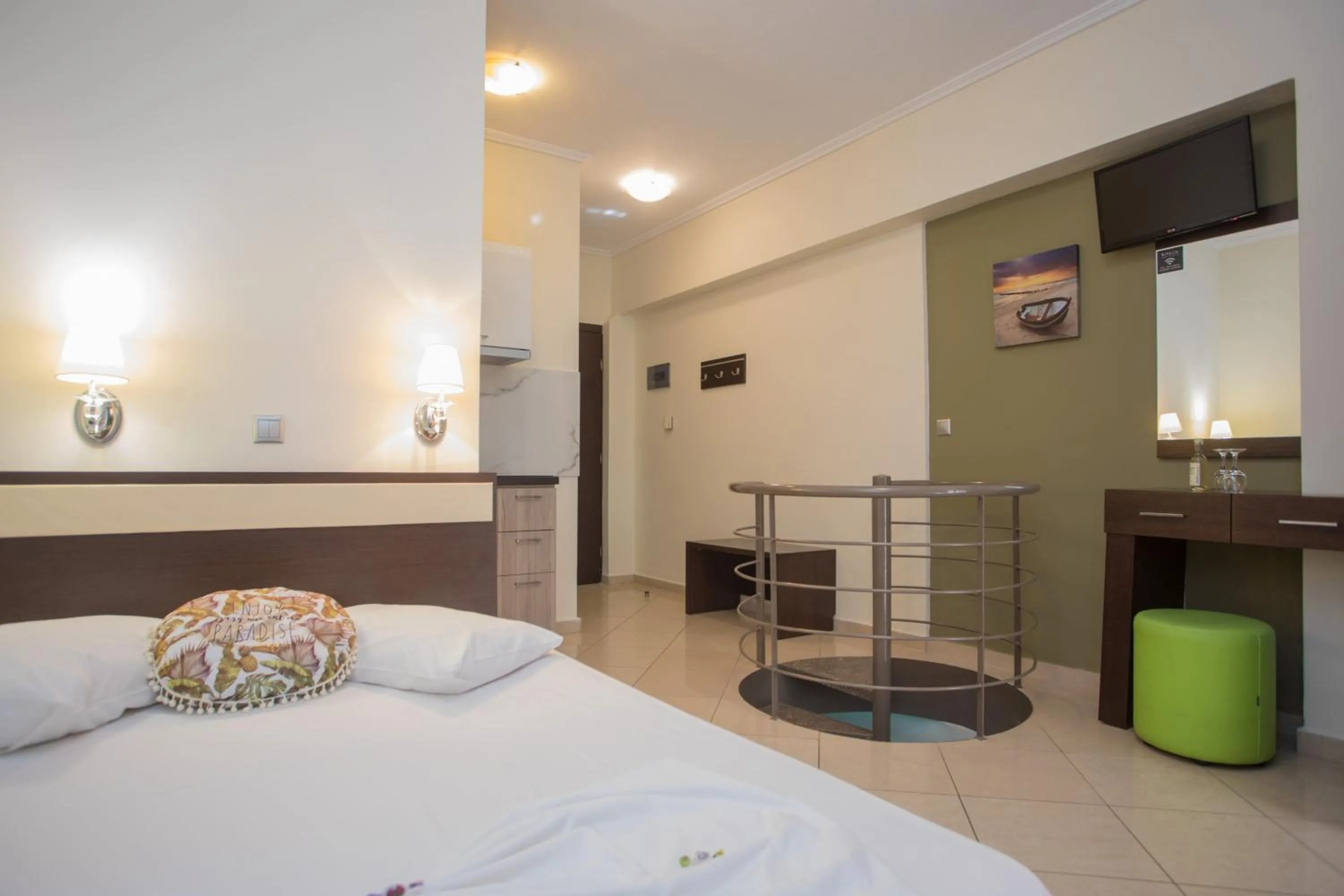 Bed in Villa Amalia Sun Beach