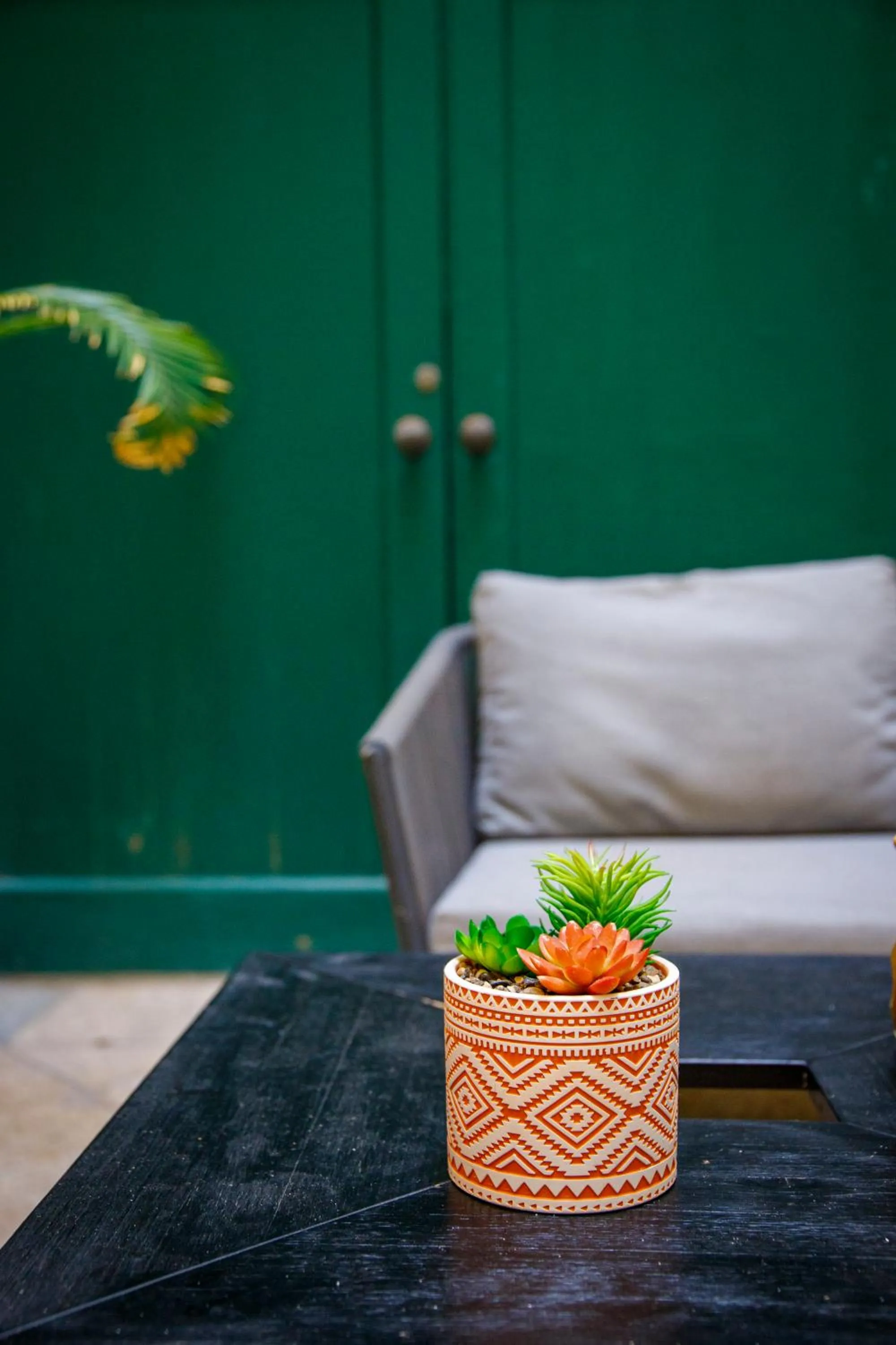 Patio in Central Gallery Rooms- Palazzo D'Ali' Staiti XIX