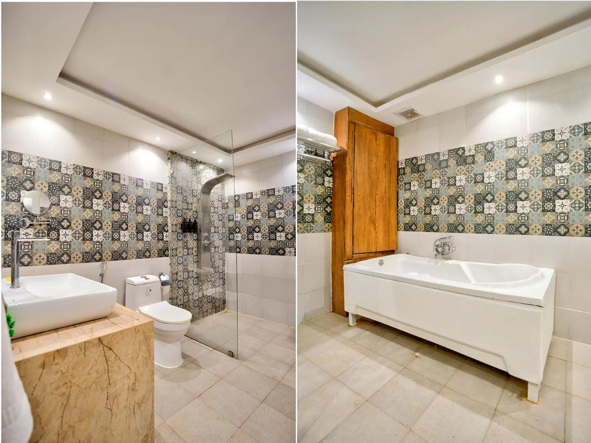 Shower in Raya Resorts