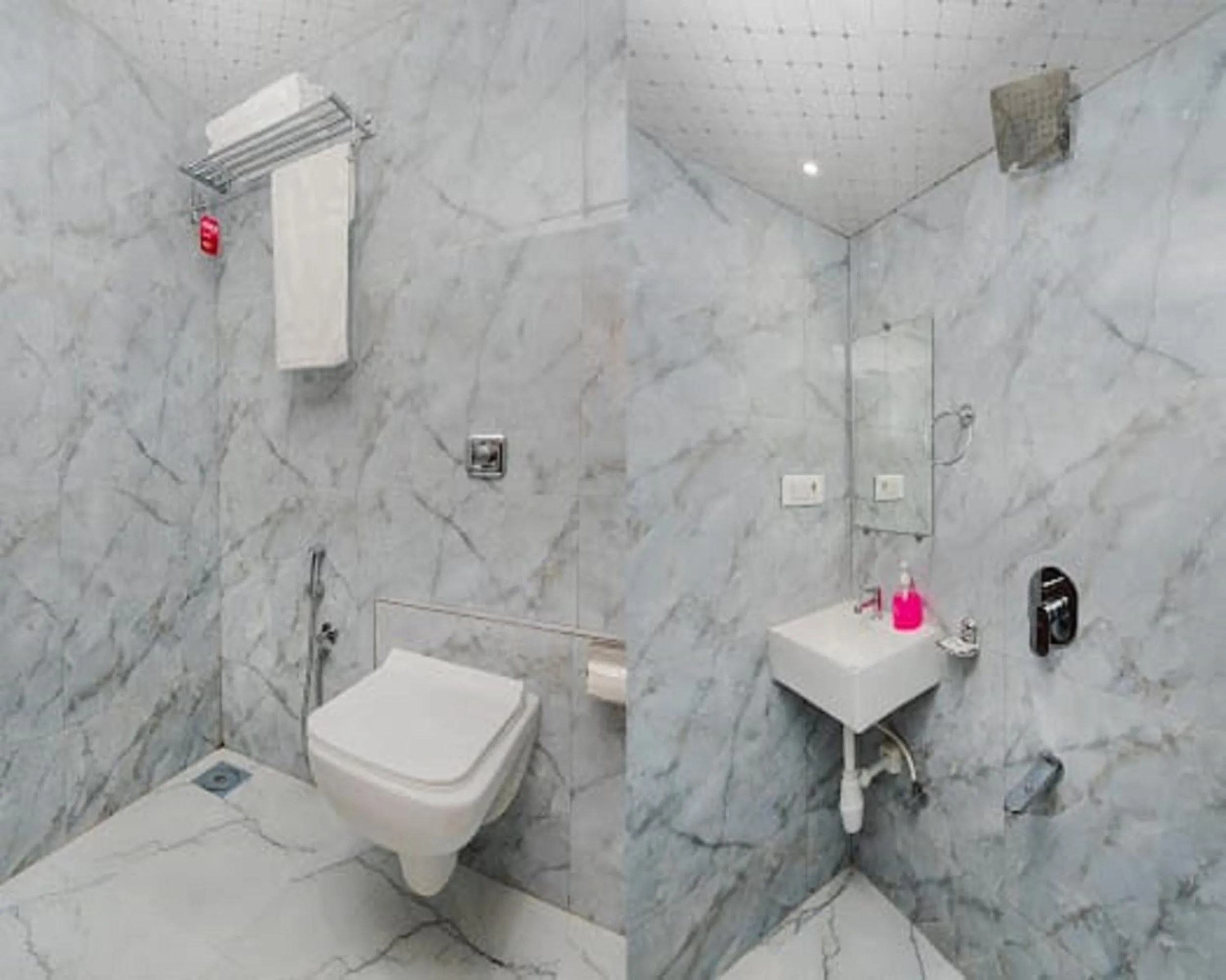 Shower in Hotel Golden Sands Inn Aslpha