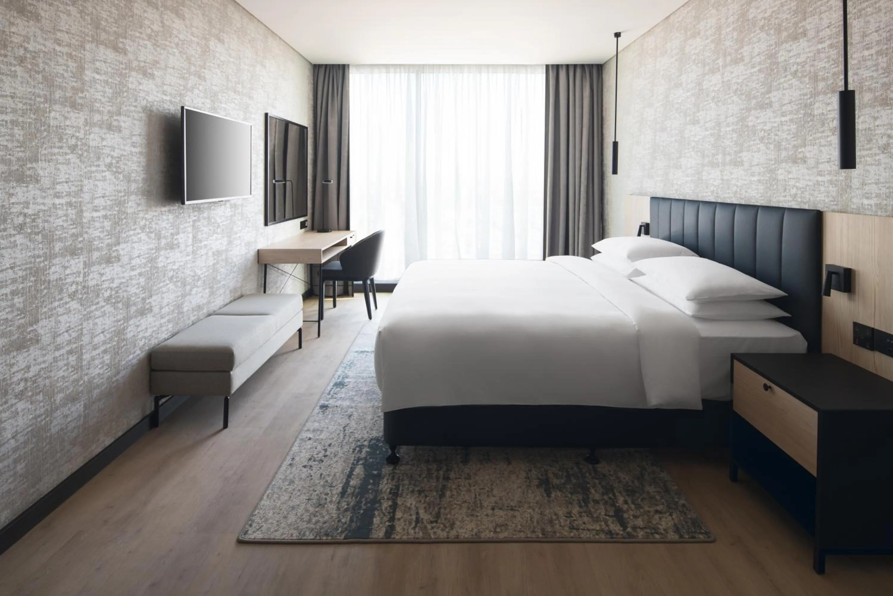 Bed in Park Inn by Radisson Hotel & Apartments Kuwait