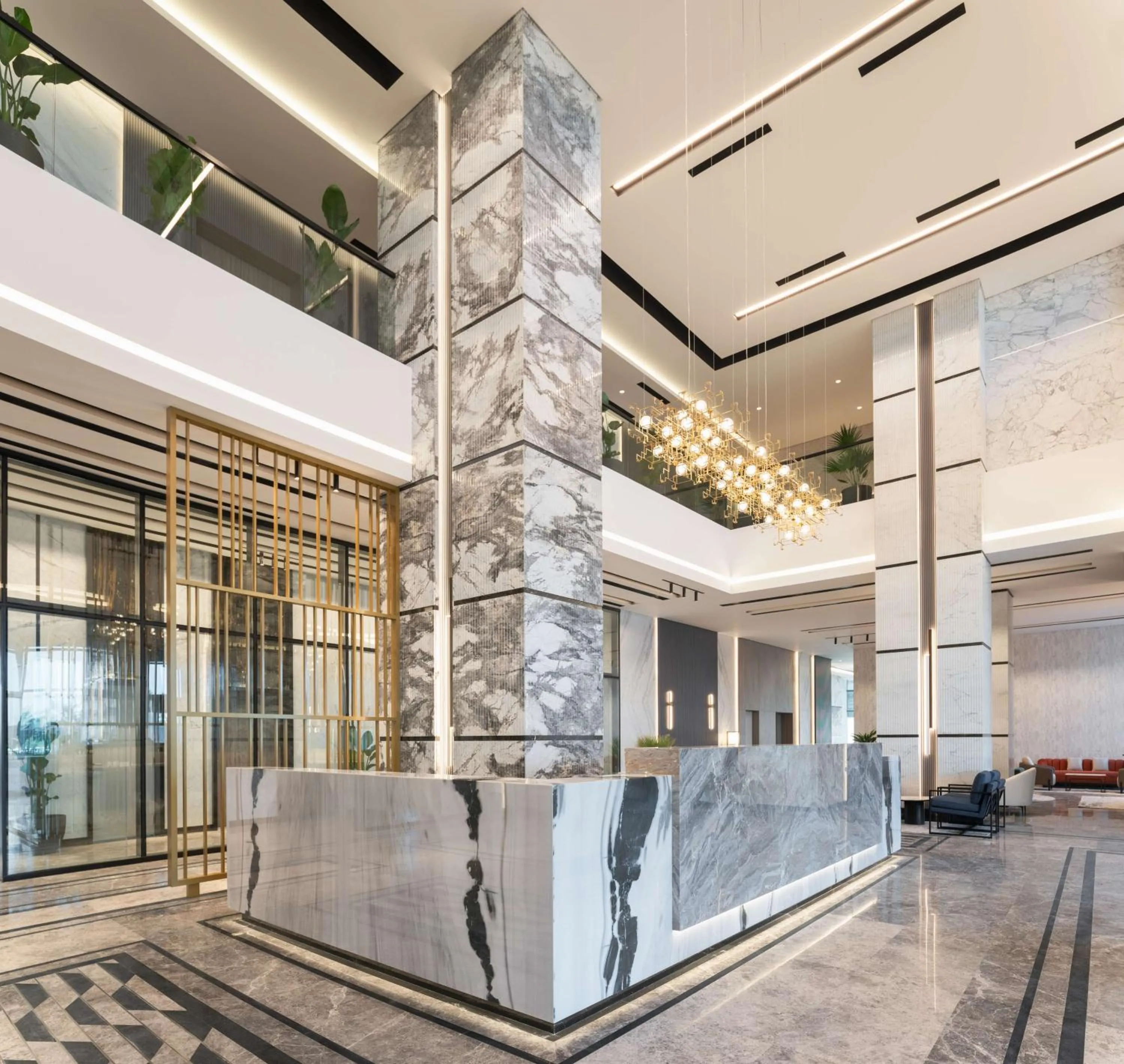 Lobby or reception in Park Inn by Radisson Hotel & Apartments Kuwait