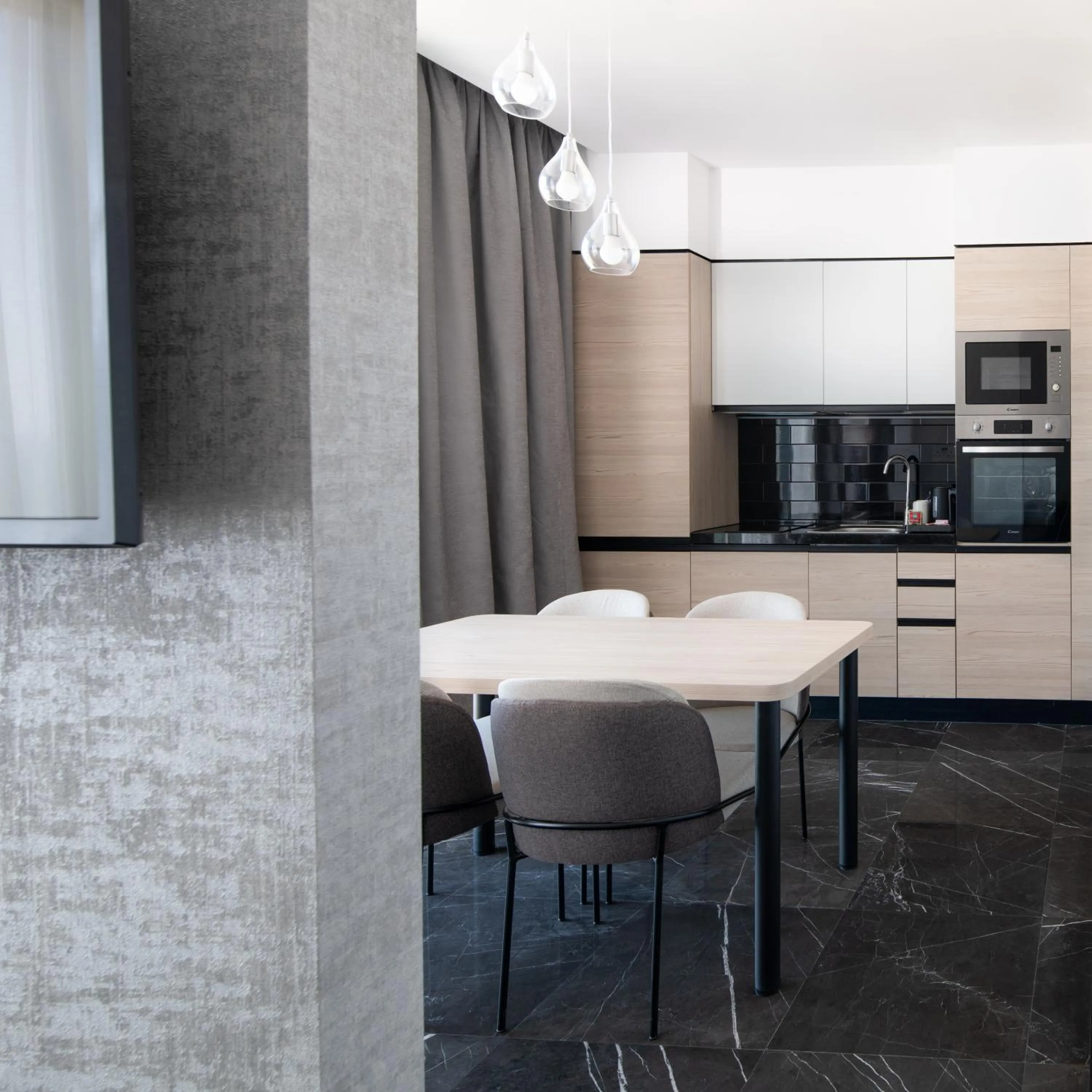 Kitchen or kitchenette in Park Inn by Radisson Hotel & Apartments Kuwait