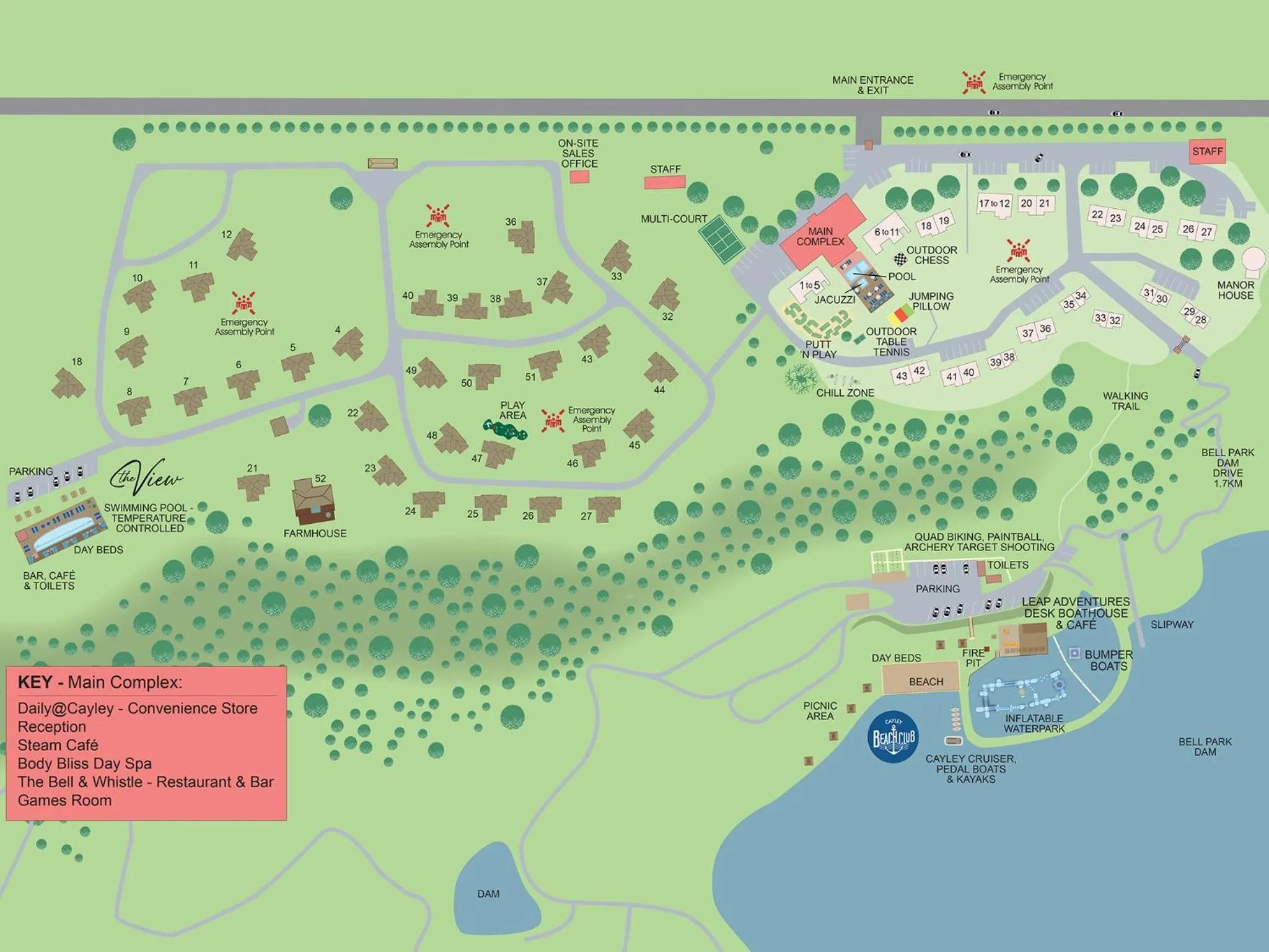 Floor plan in Cayley Mountain Resort