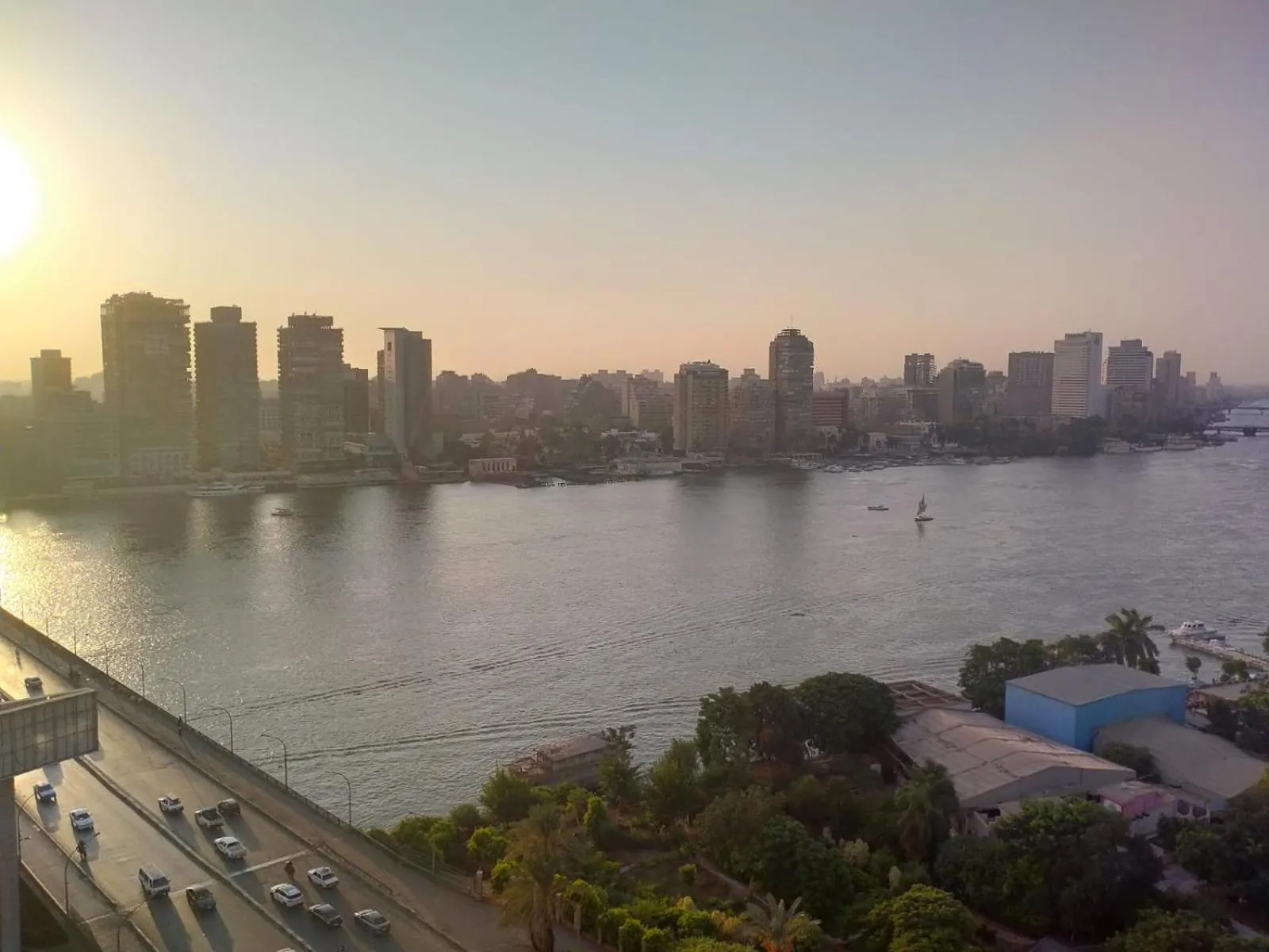 River view in Nile sky hotel and suites