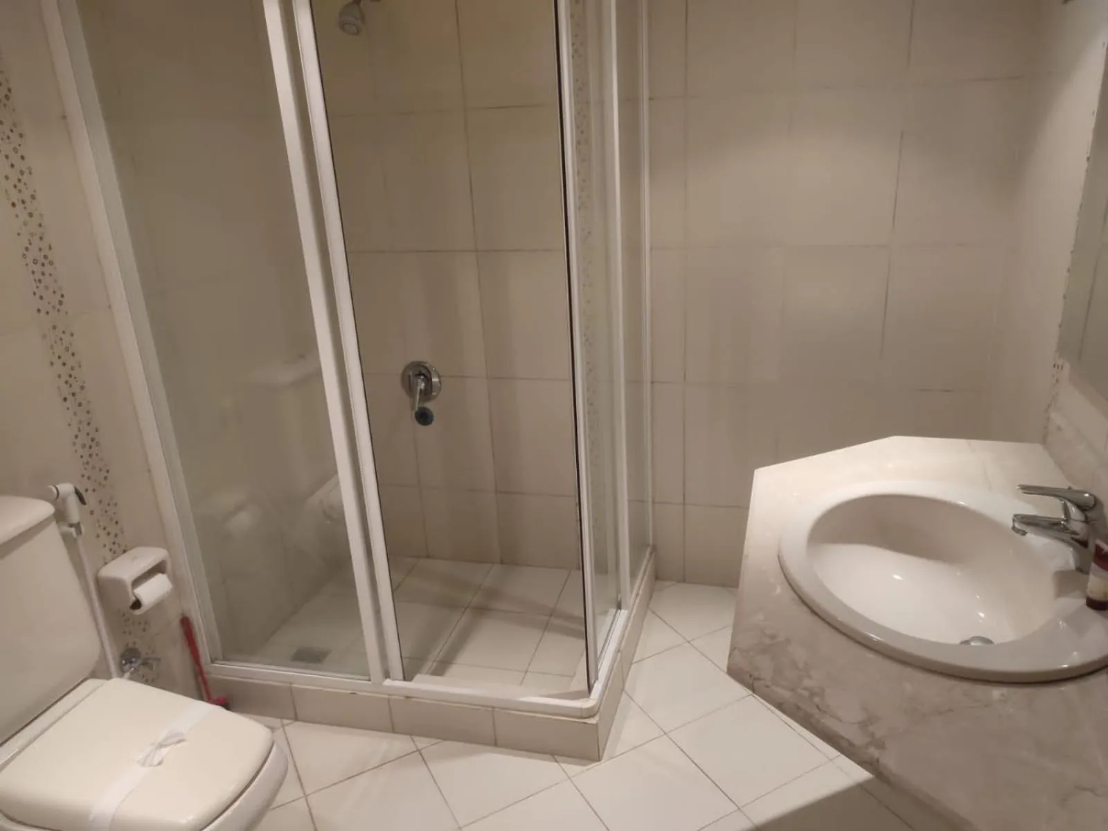 Shower in Nile sky hotel and suites