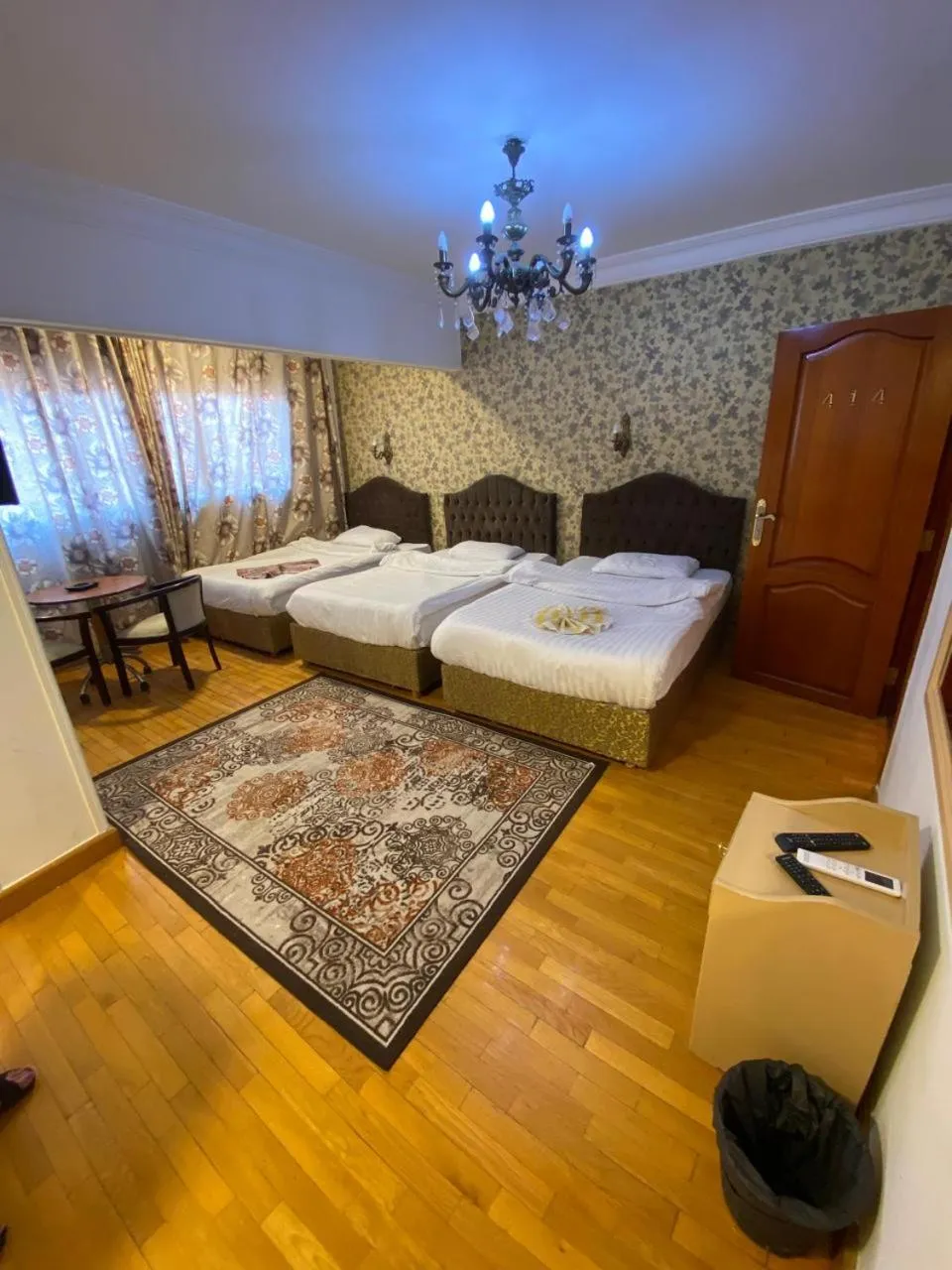 Bed in Nile sky hotel and suites