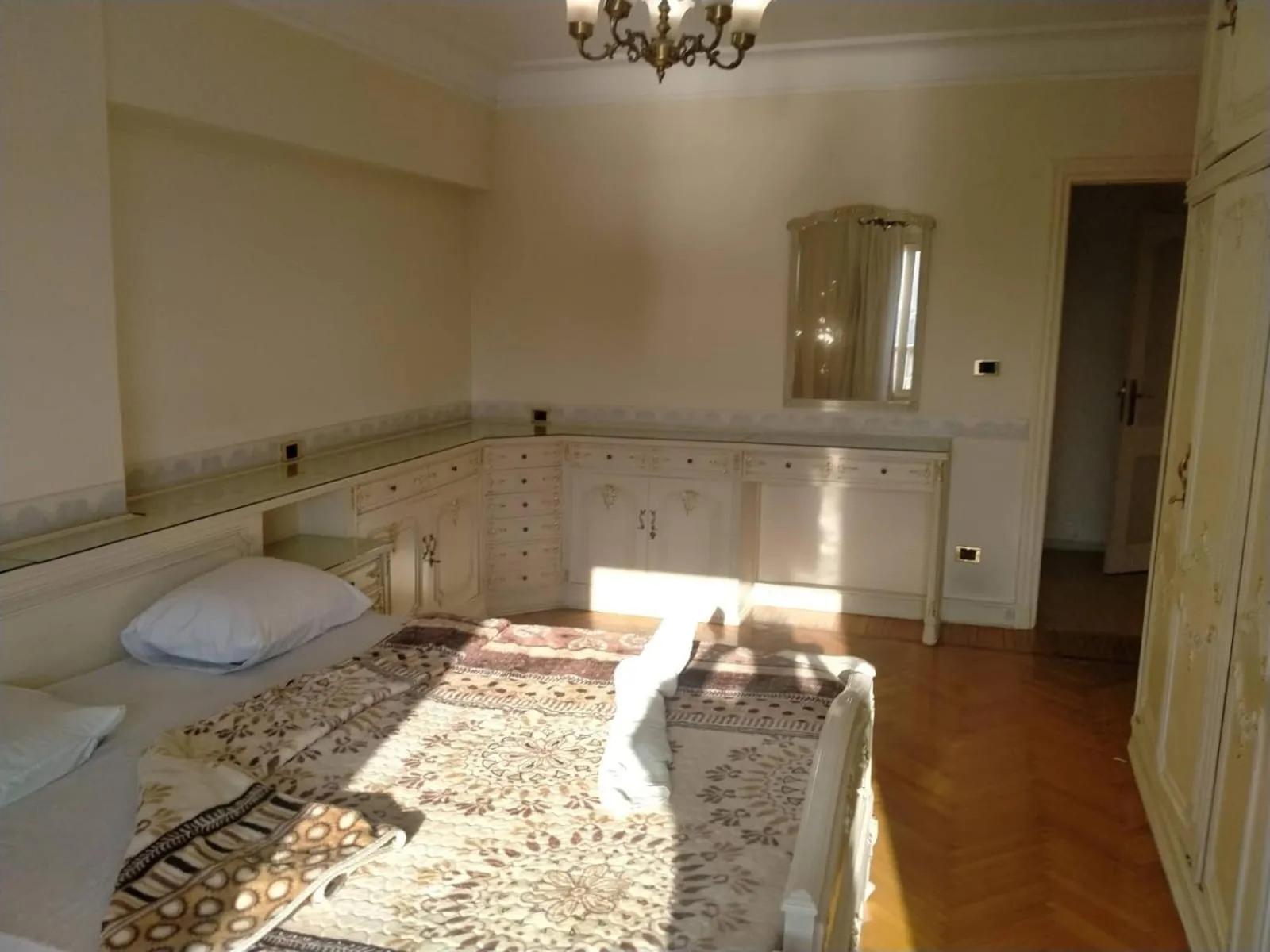 Bed in Nile sky hotel and suites