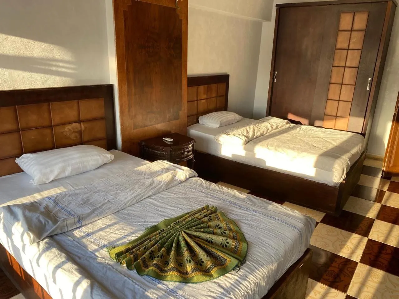 Bed in Nile sky hotel and suites