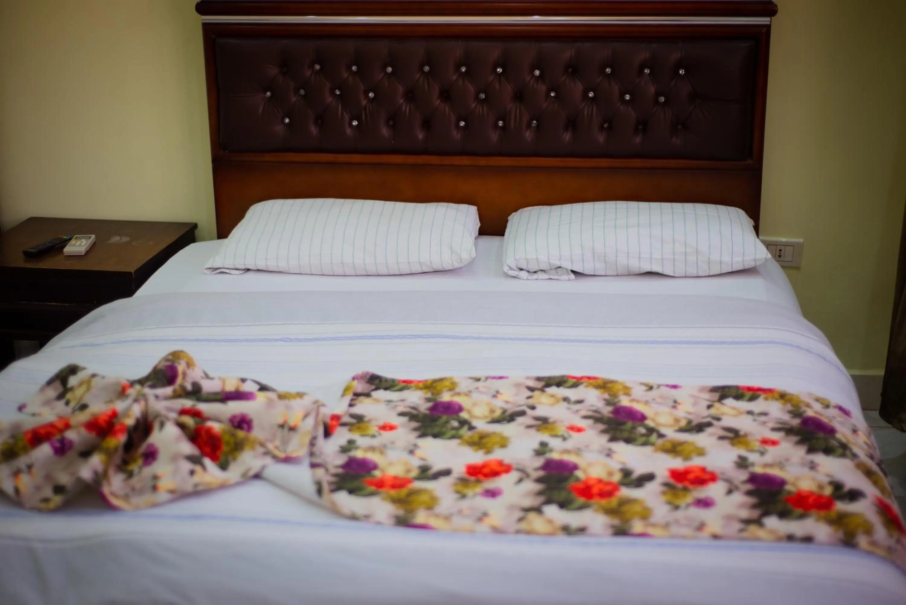 Bed in Nile sky hotel and suites