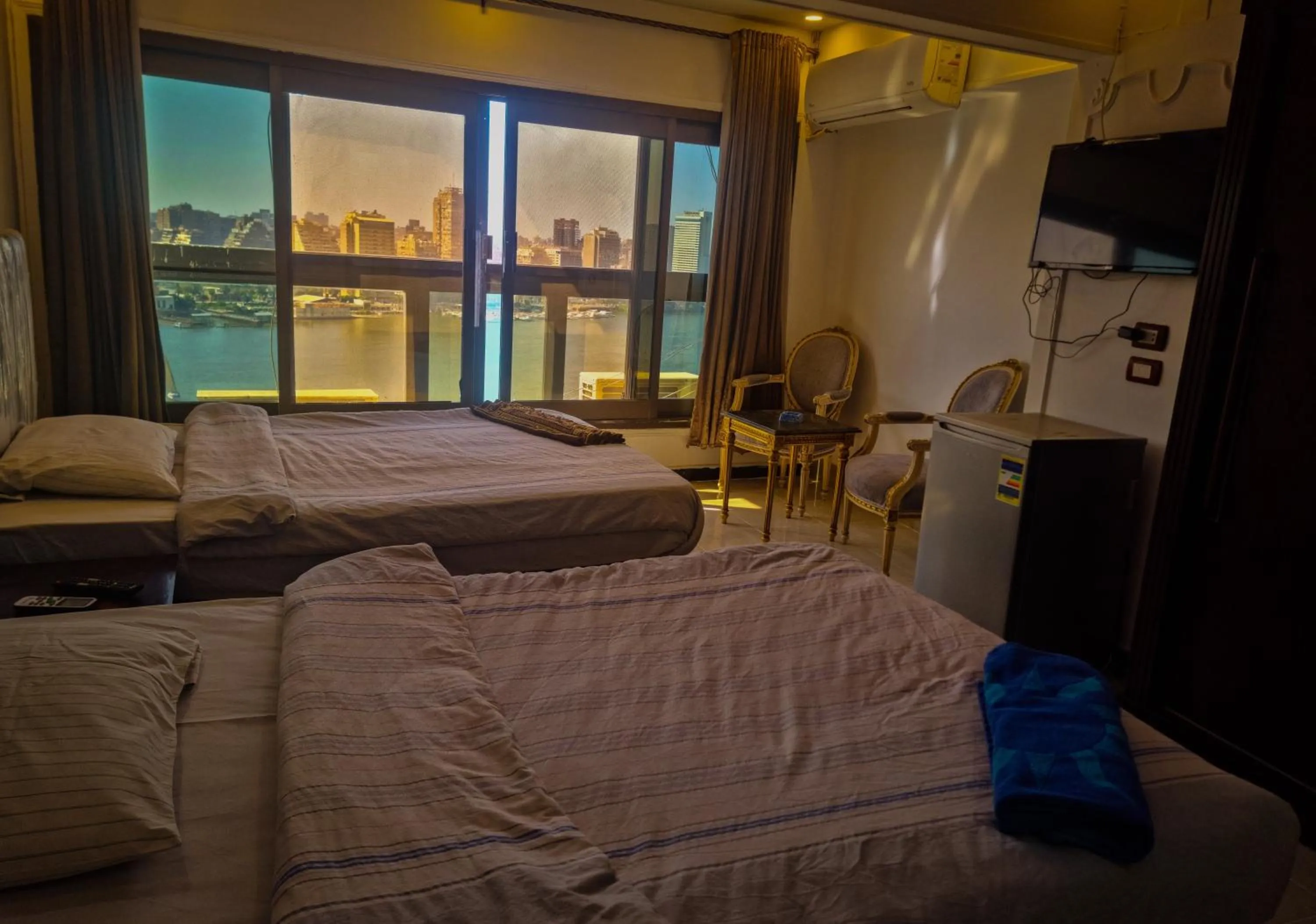 View (from property/room), Bed in Nile sky hotel and suites
