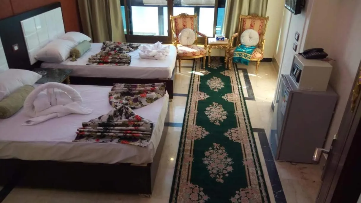 View (from property/room), Bed in Nile sky hotel and suites