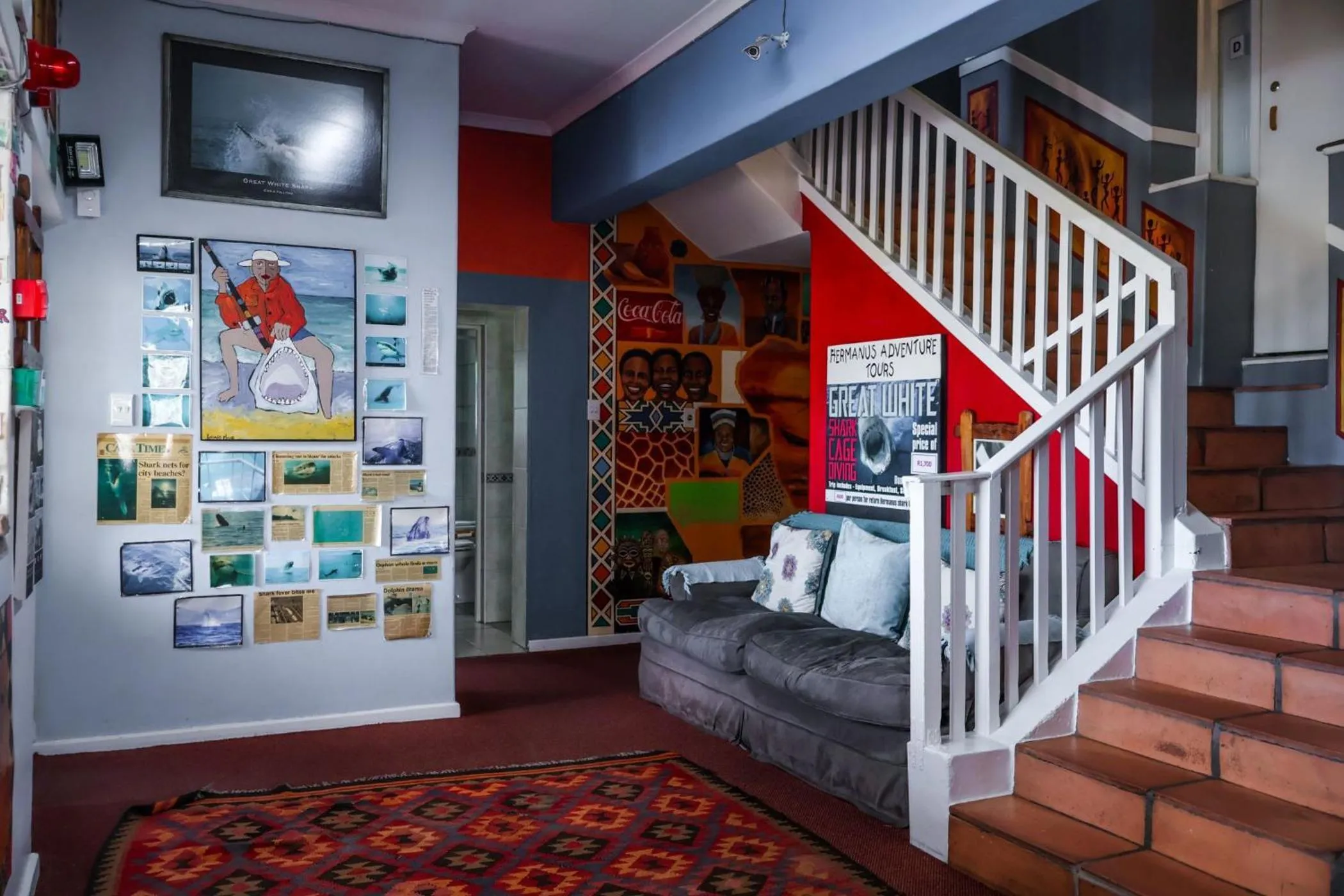 Lobby or reception in Hermanus Backpackers & Budget Accommodation