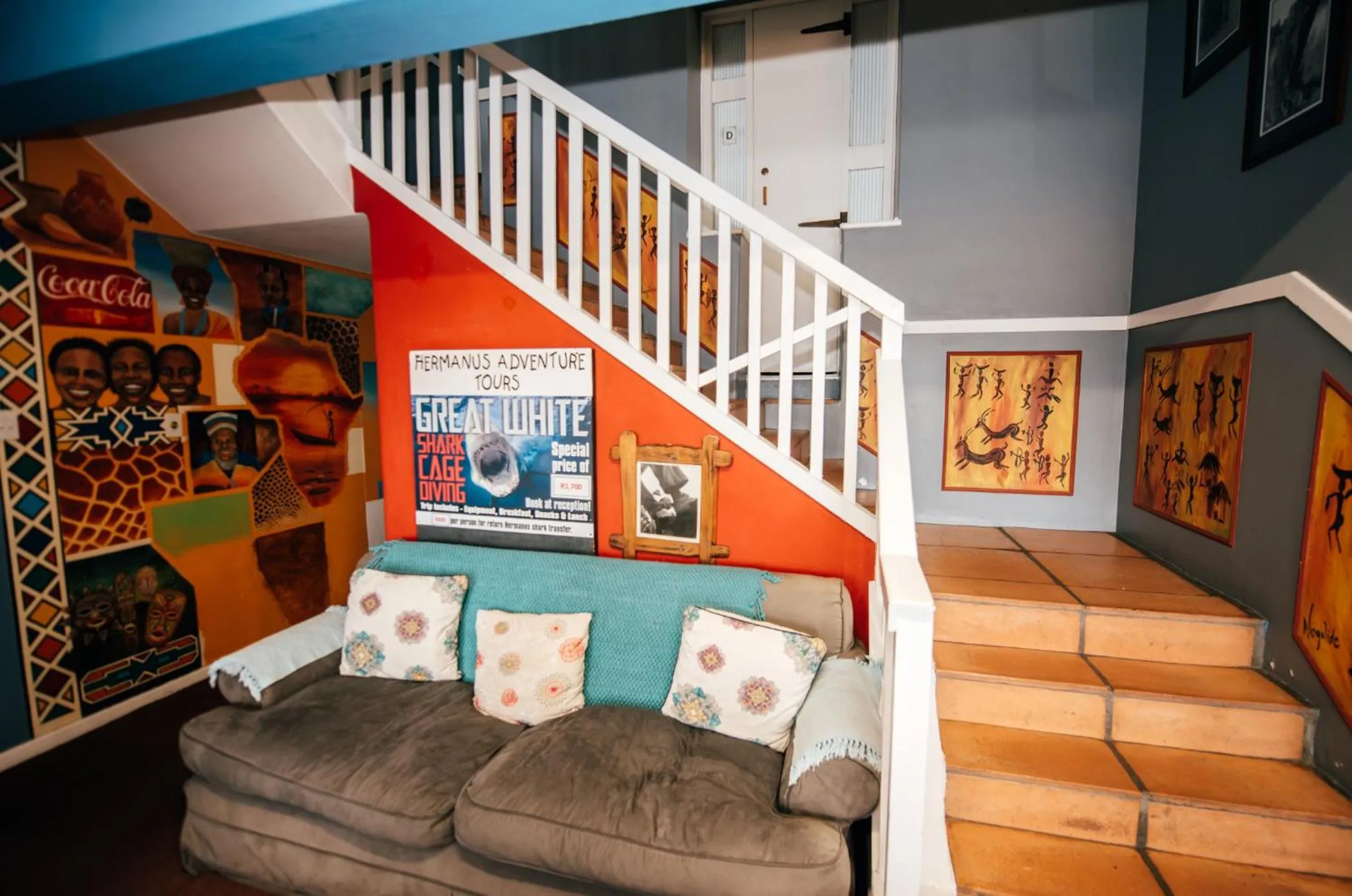 Lobby or reception in Hermanus Backpackers & Budget Accommodation