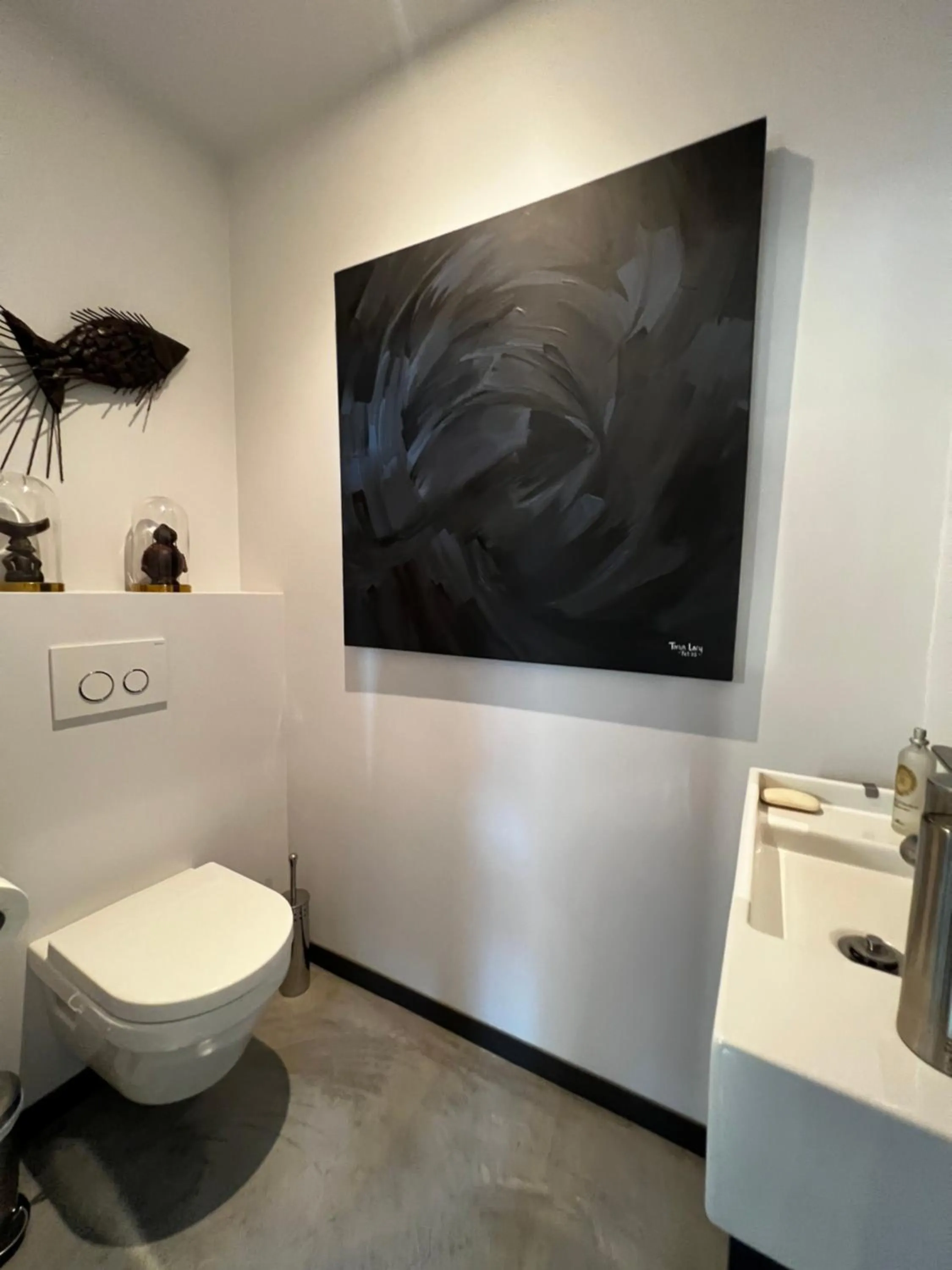 Toilet in B&B Den Engel