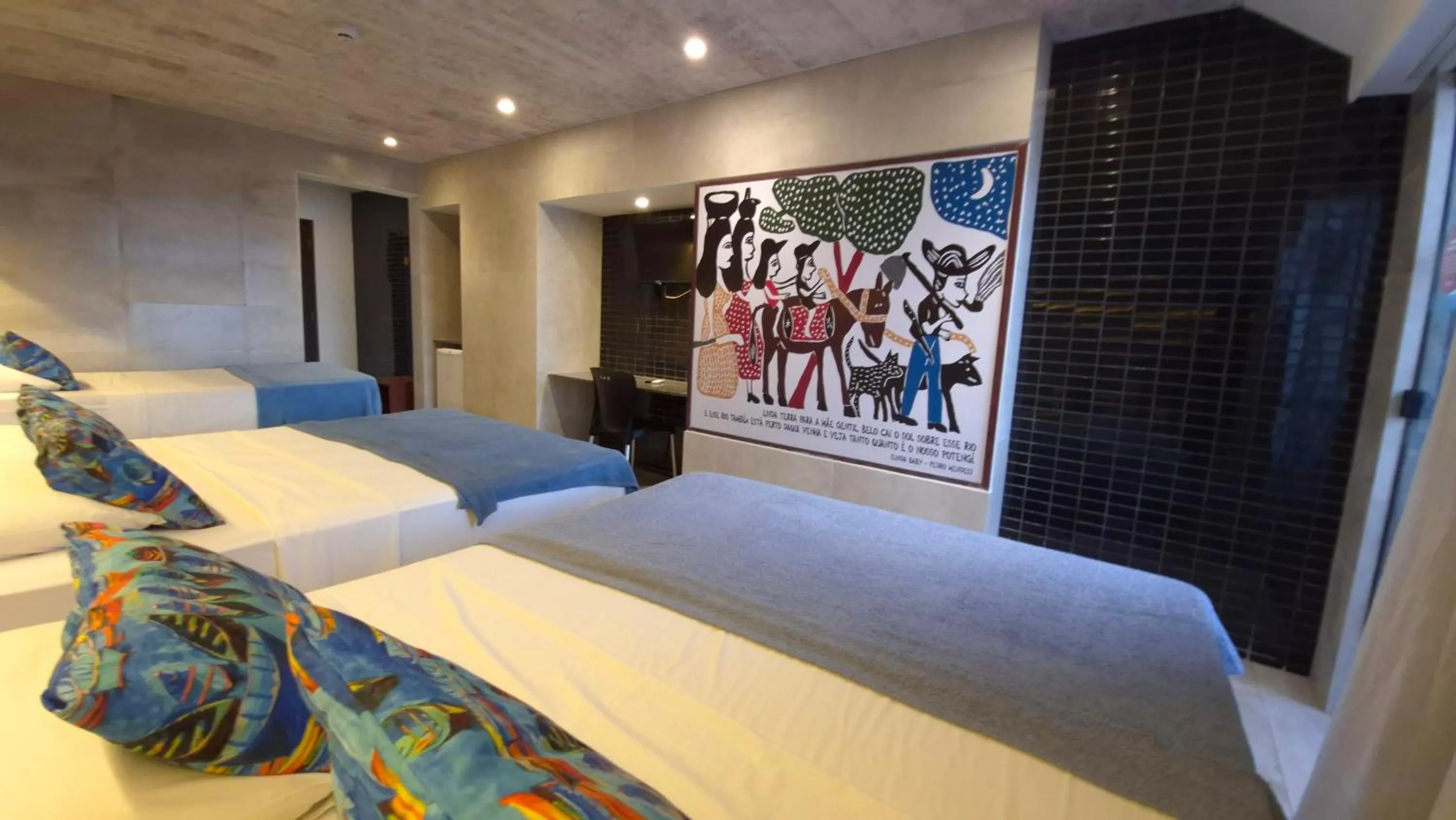 Bed in GoldMen Vila do Mar Natal