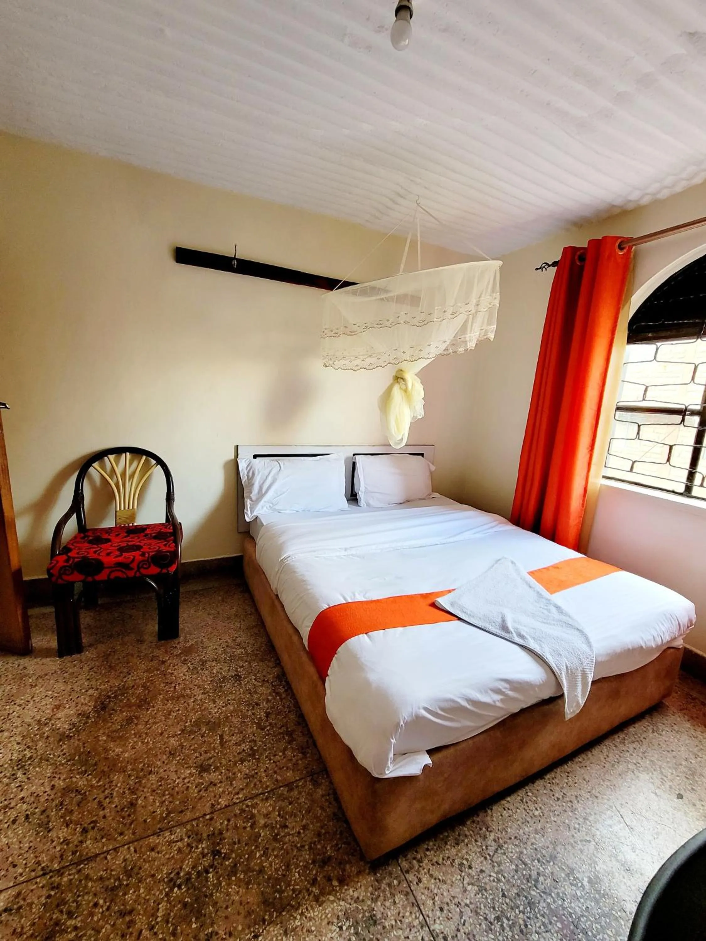 Bed in Nairobi City Space Hotel