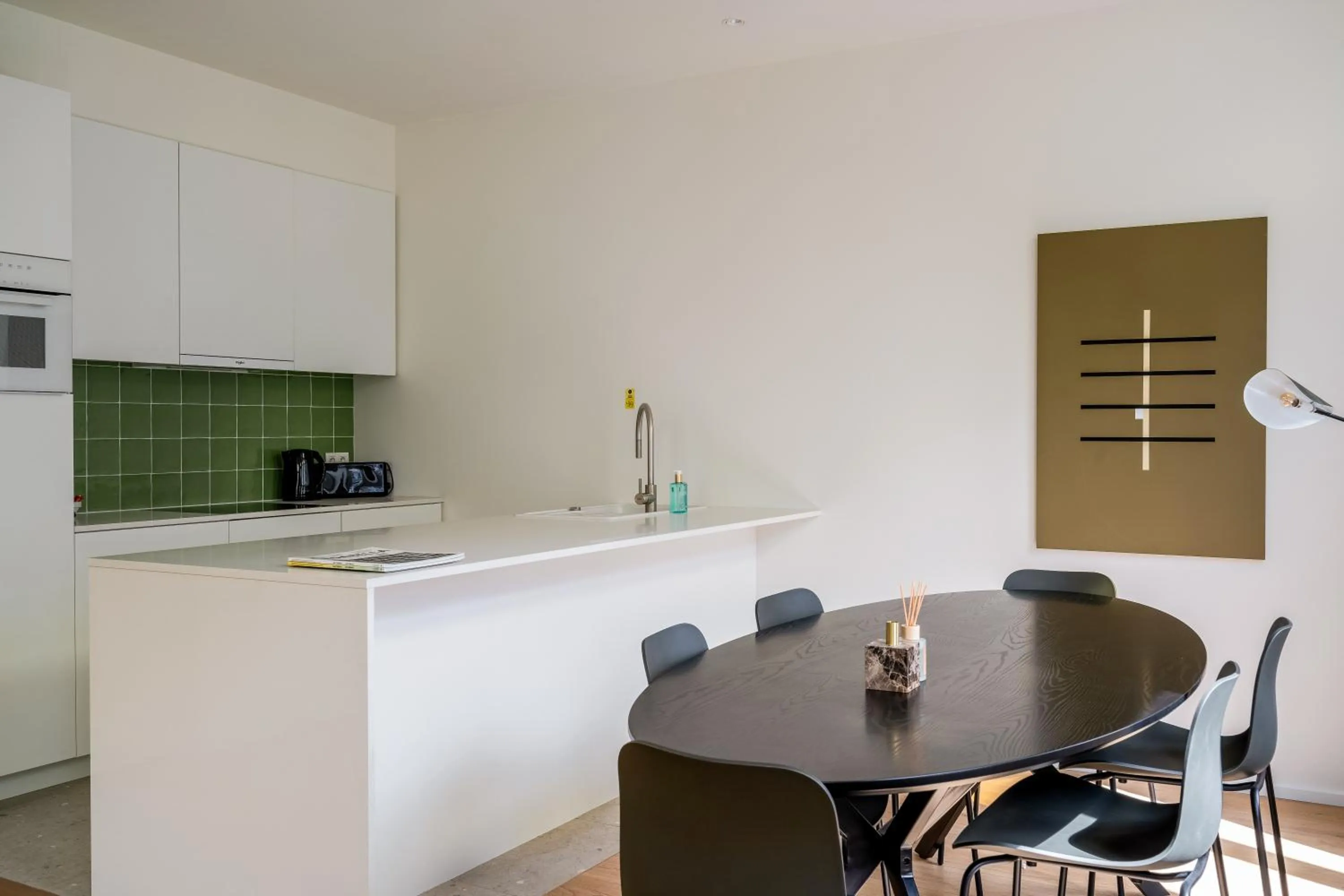 Kitchen or kitchenette in Smartflats - Meir Antwerp