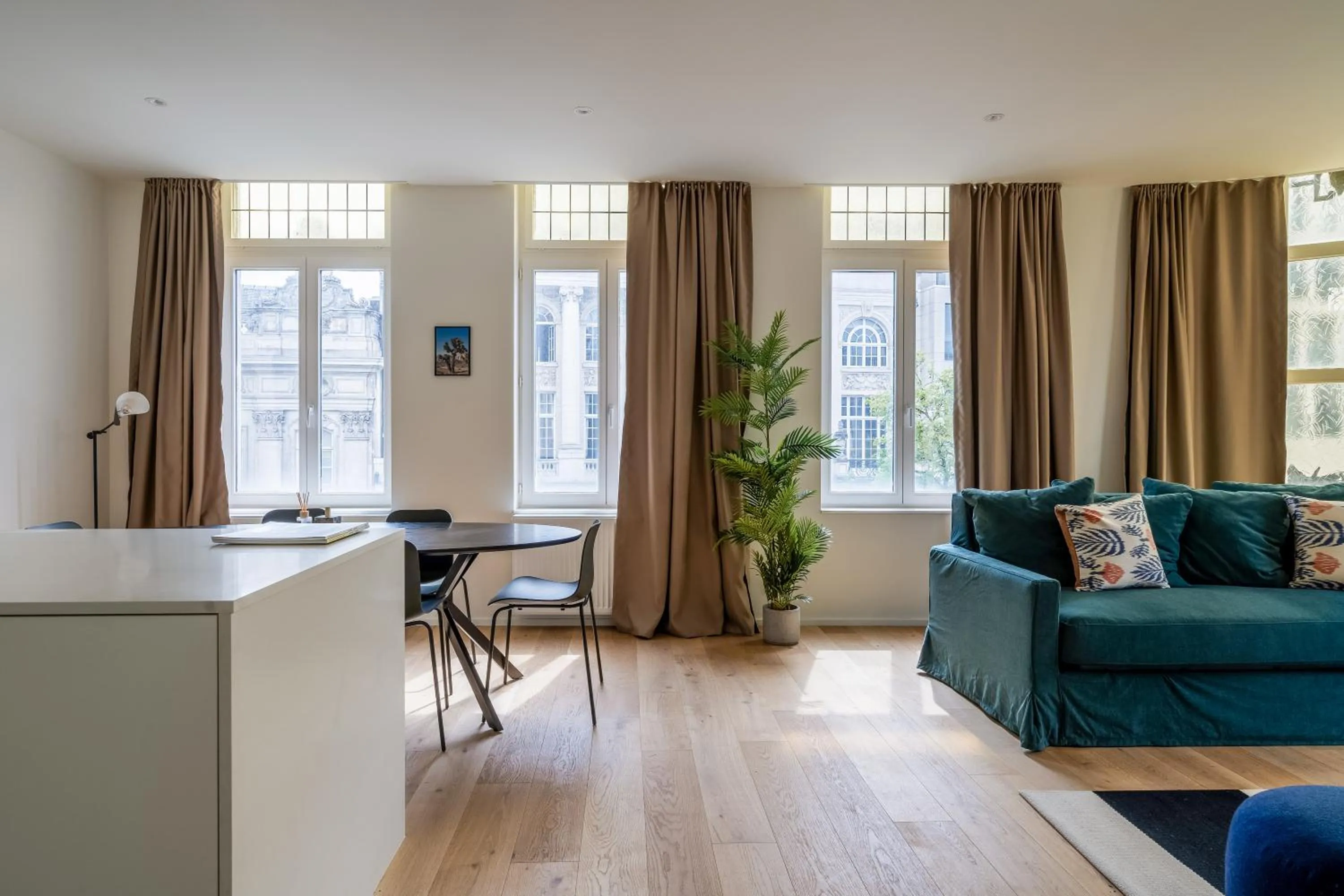 Living room in Smartflats - Meir Antwerp