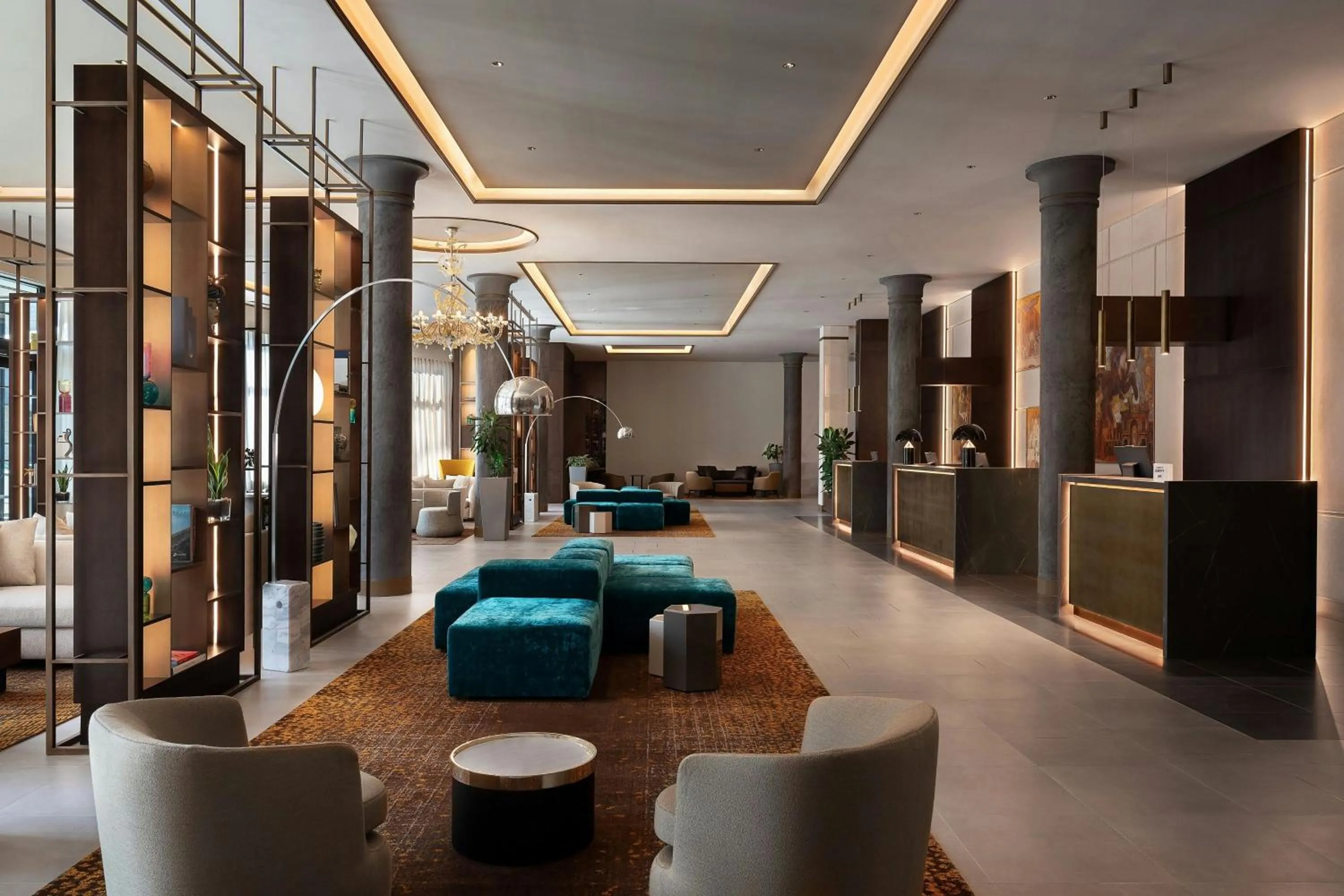 Lobby or reception in Milan Marriott Hotel