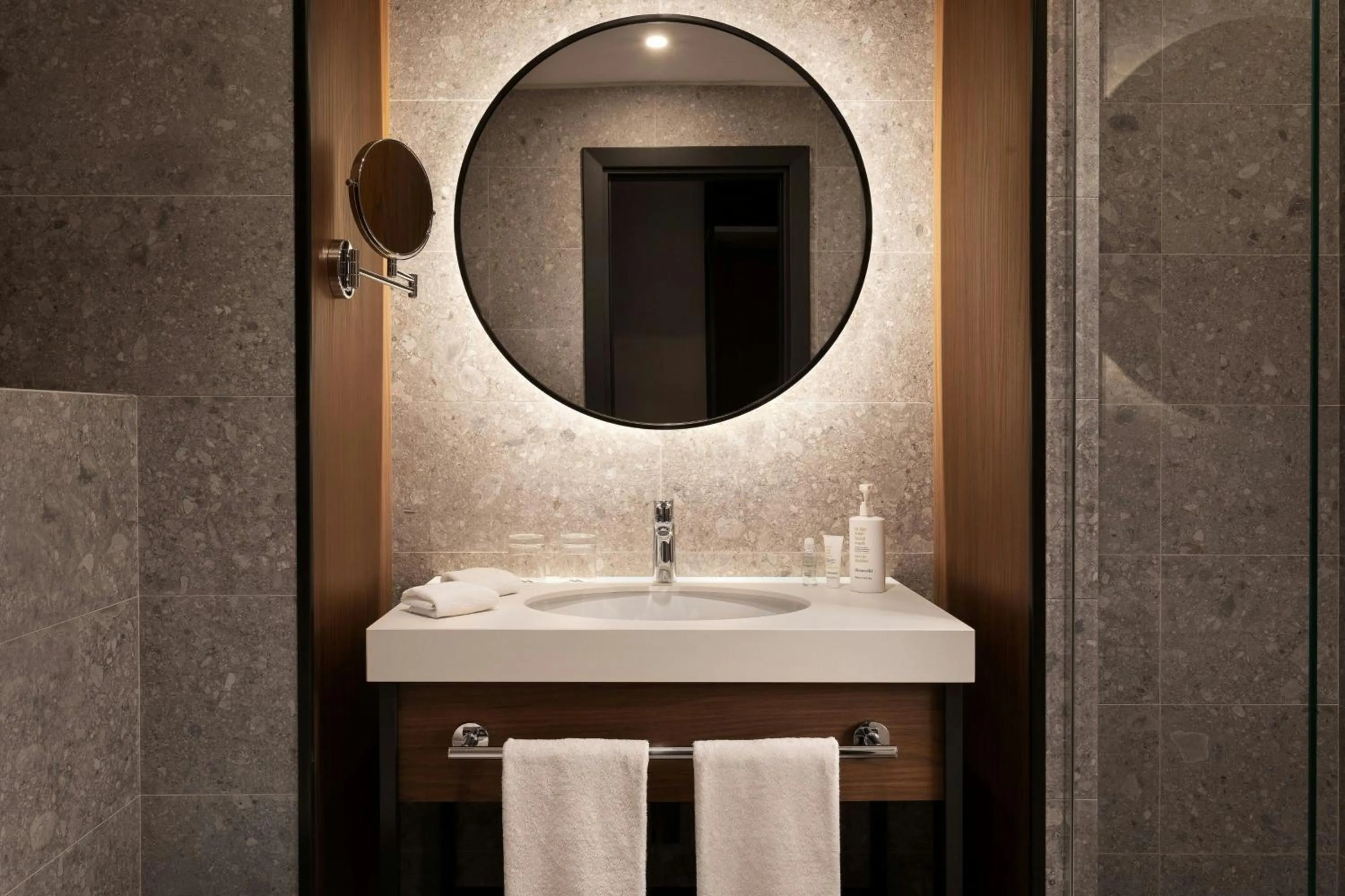 Bathroom in Milan Marriott Hotel