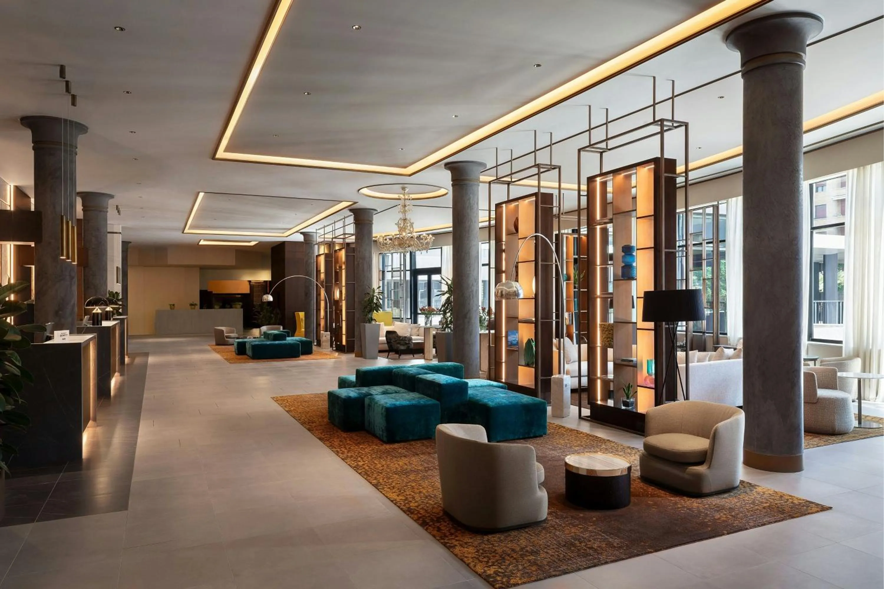 Lobby or reception in Milan Marriott Hotel