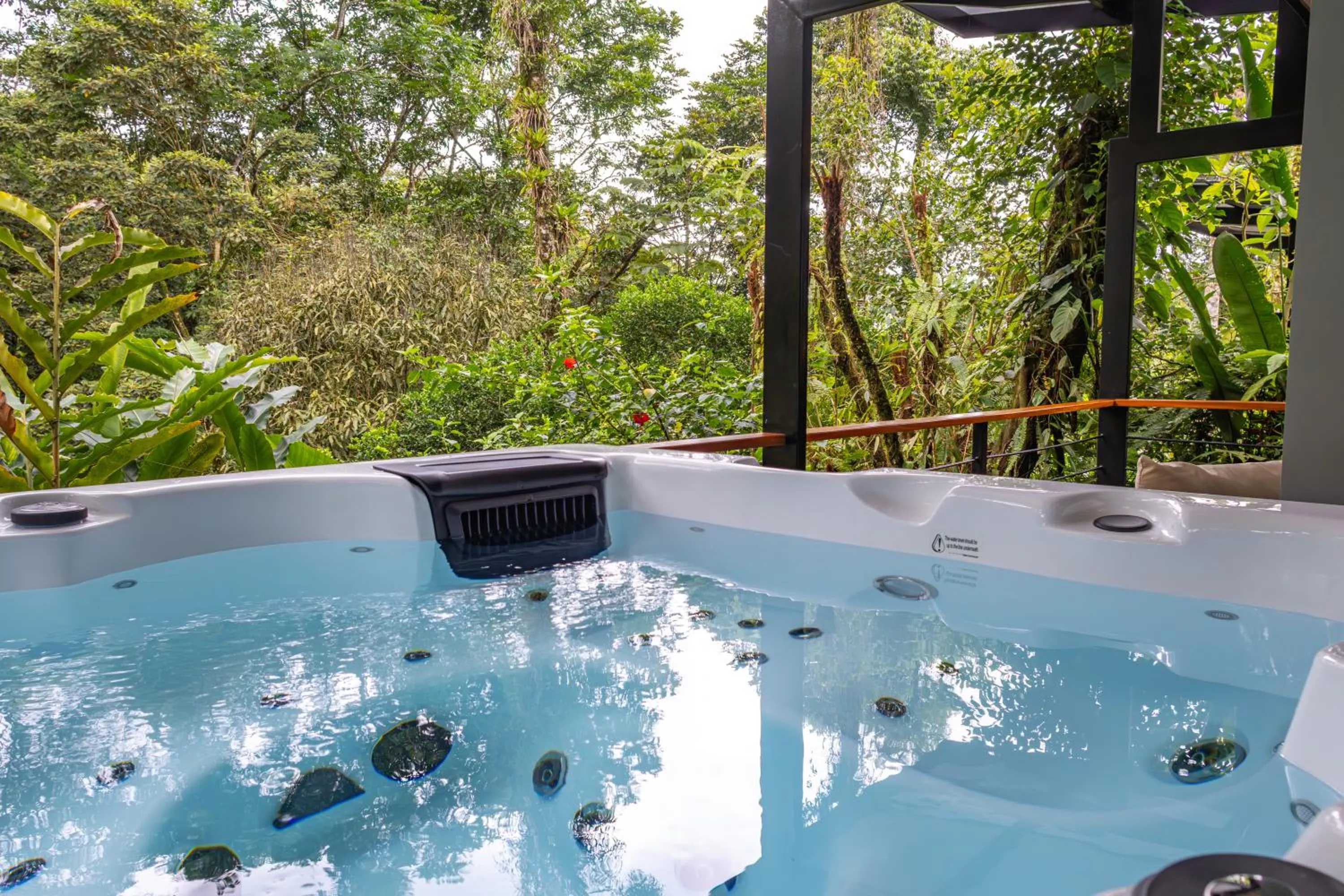 Hot Tub in Tifakara Boutique Hotel & Birding Oasis