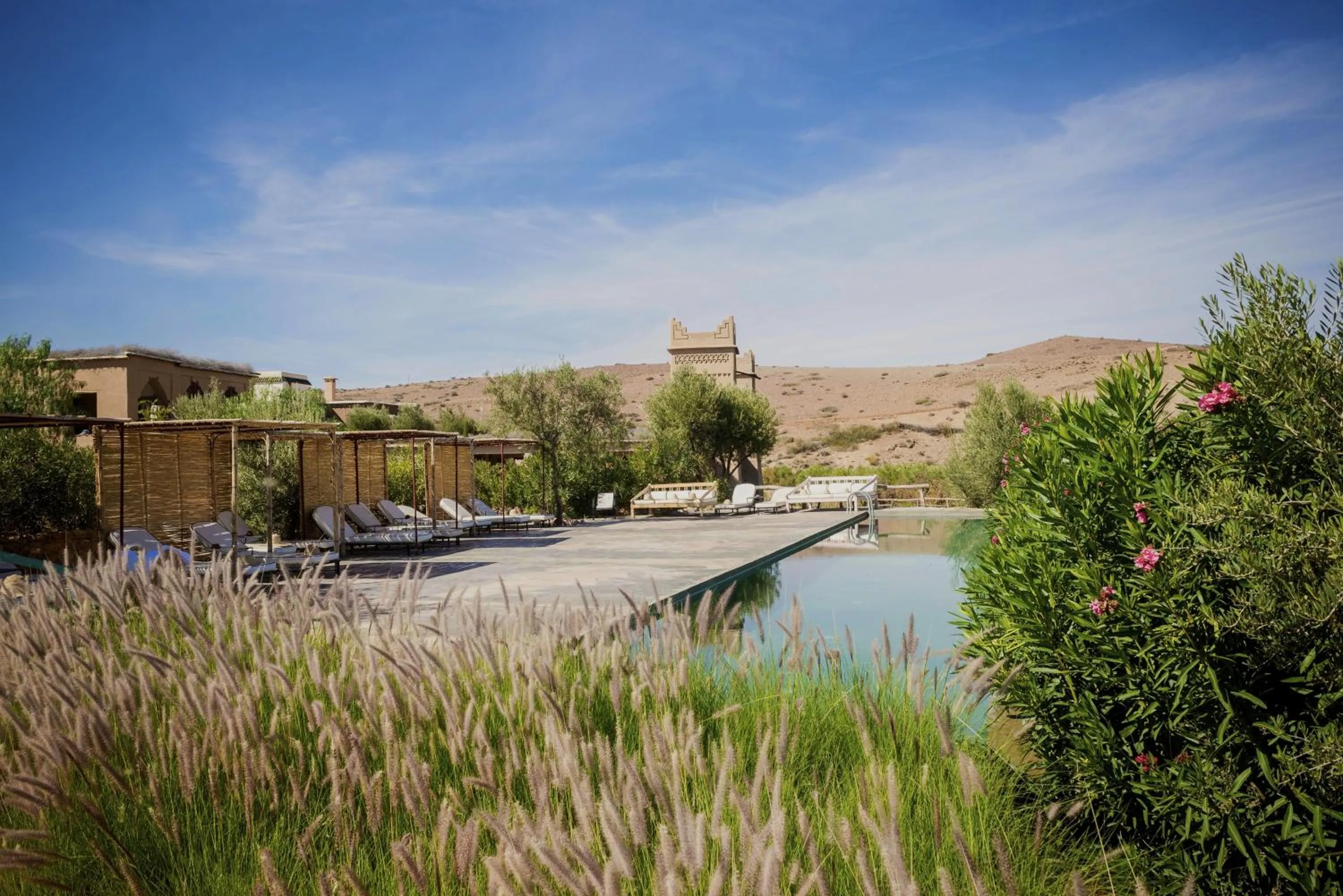 Swimming pool in Kasbah Beldi