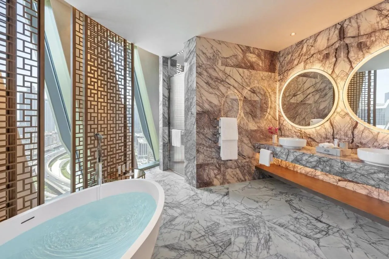 Bedroom, Bed in Mandarin Oriental Downtown, Dubai