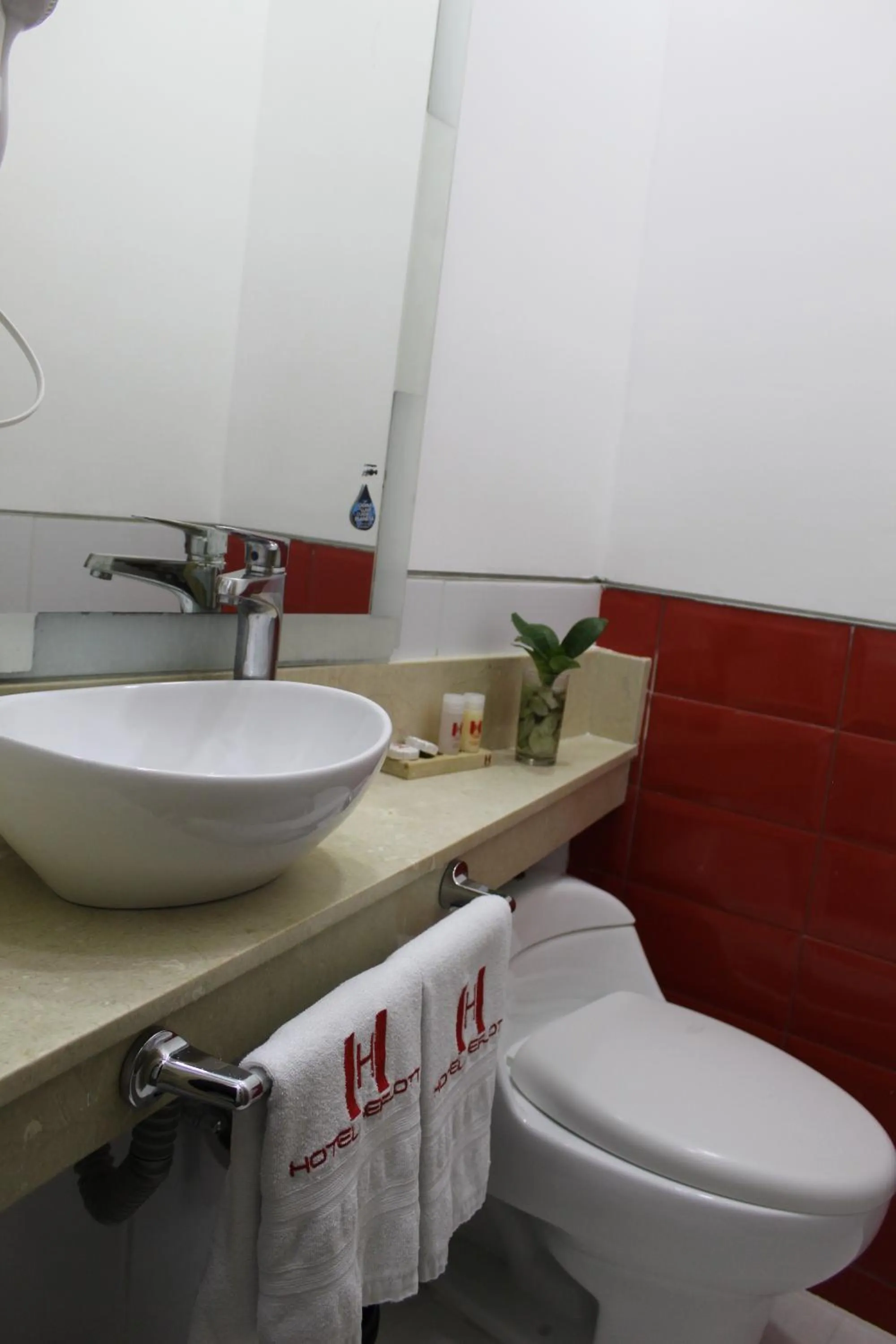 Toilet in Hotel Merlott Lleras