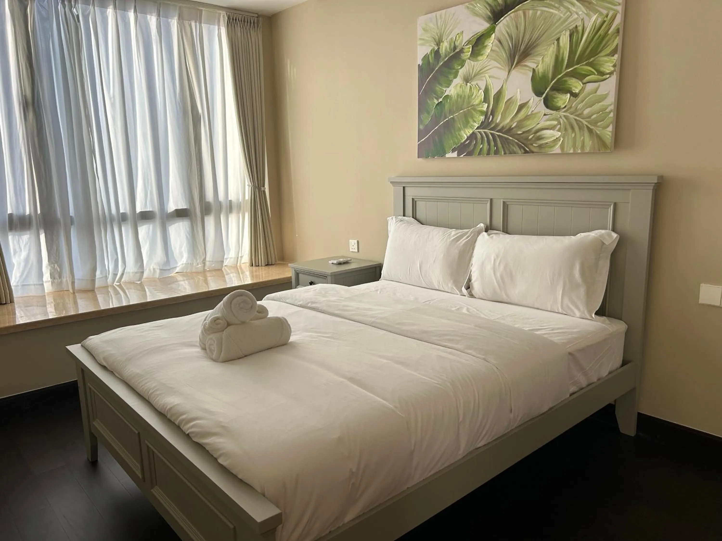 Bed in R&F Princess Cove Cozy&Boutique Homestay By Wan Li Property Management