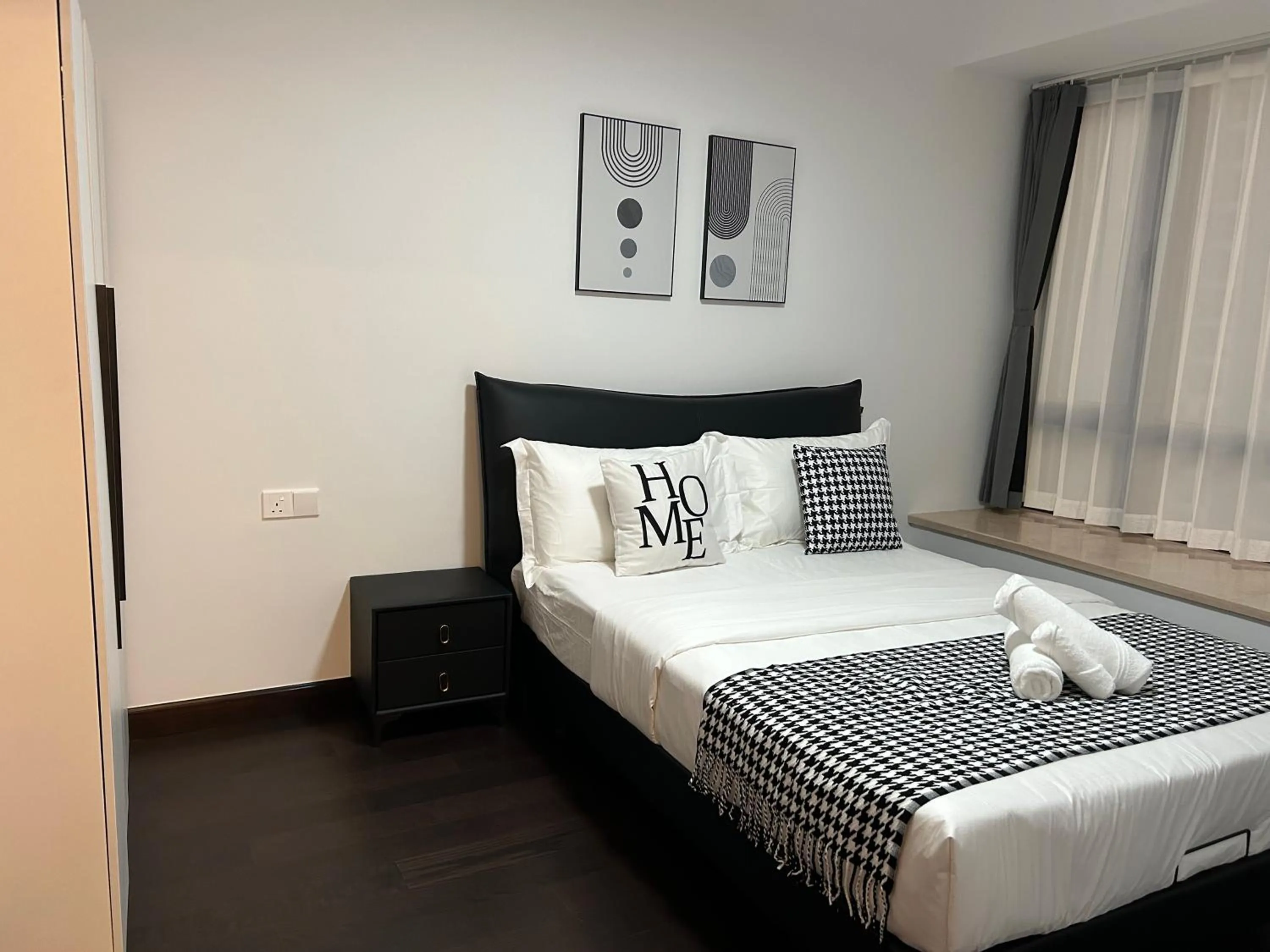 Bed in R&F Princess Cove Cozy&Boutique Homestay By Wan Li Property Management