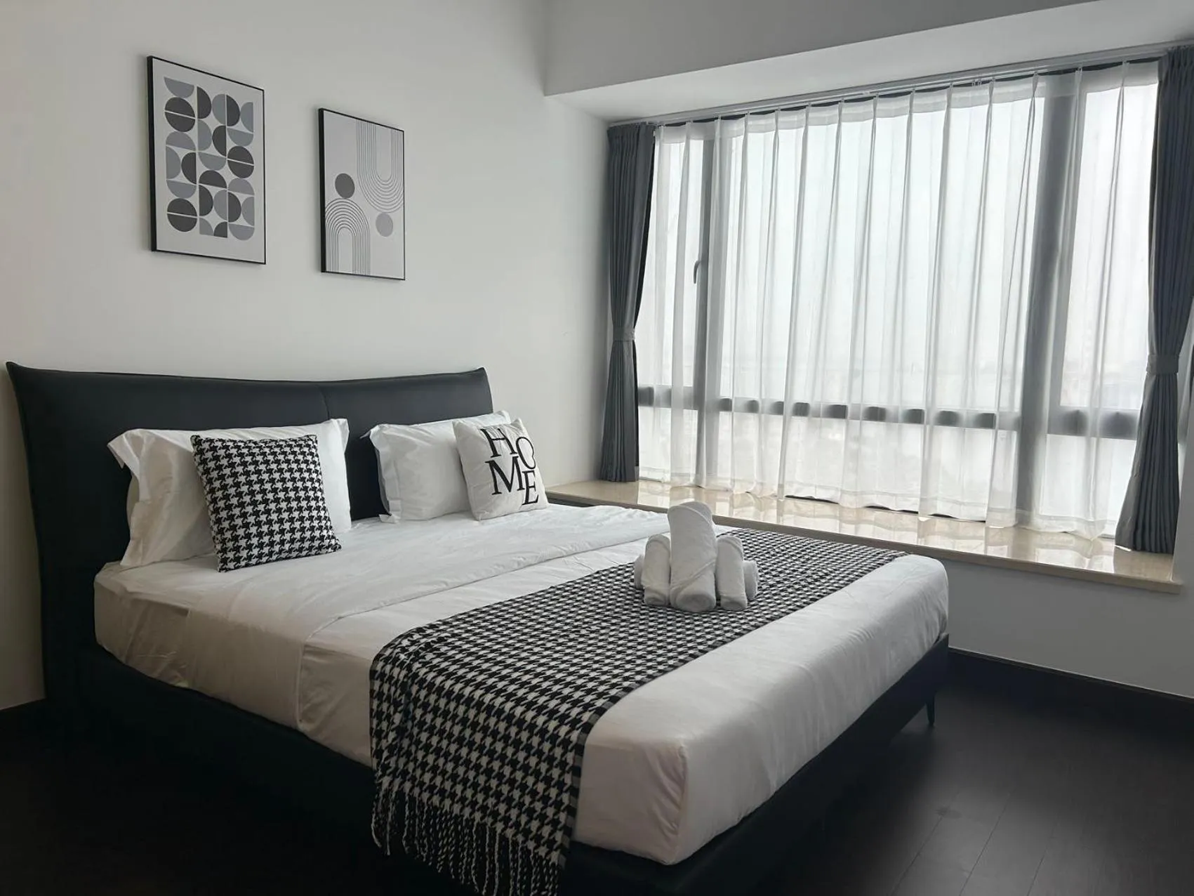 Bed in R&F Princess Cove Cozy&Boutique Homestay By Wan Li Property Management